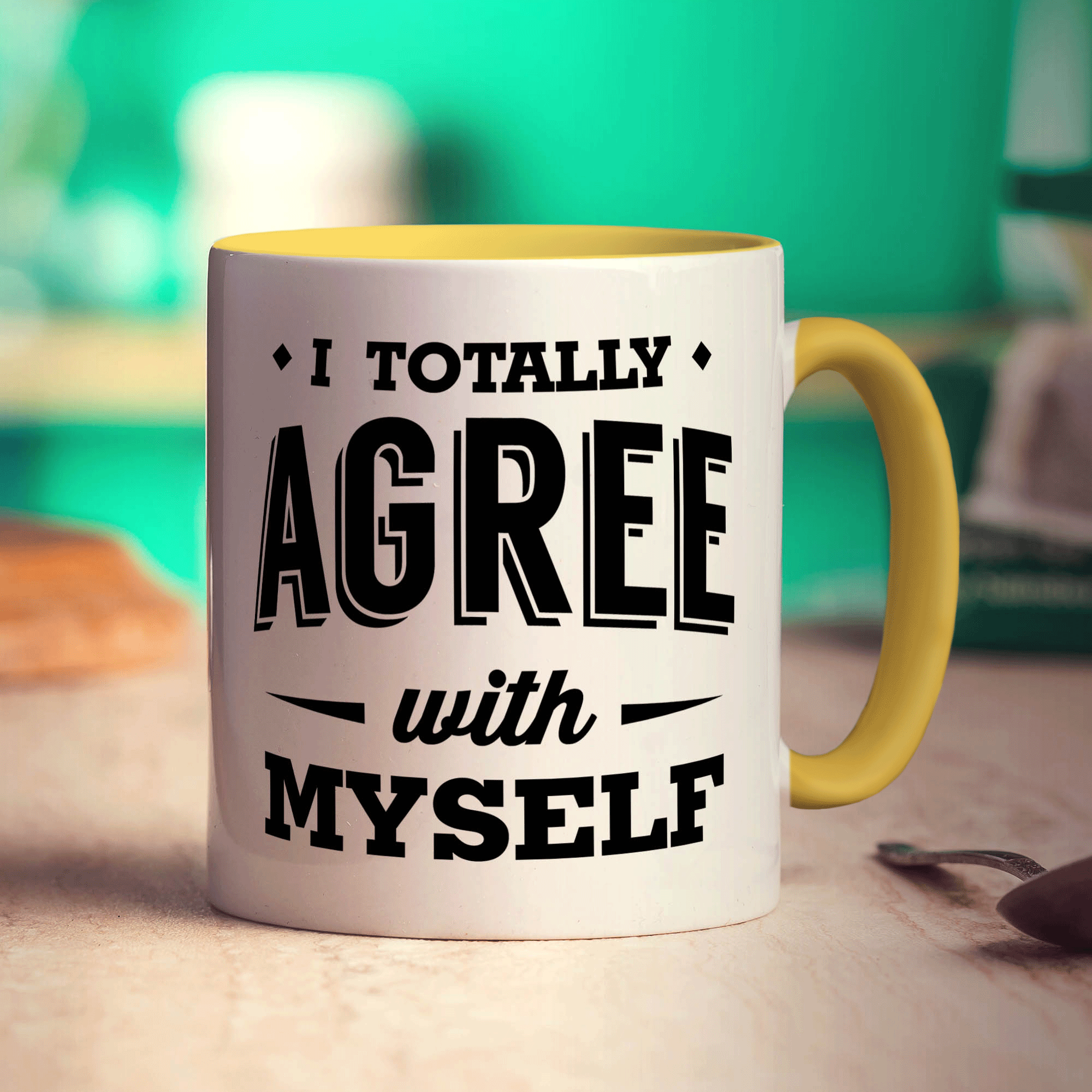 I Totally Agree with Myself Mug