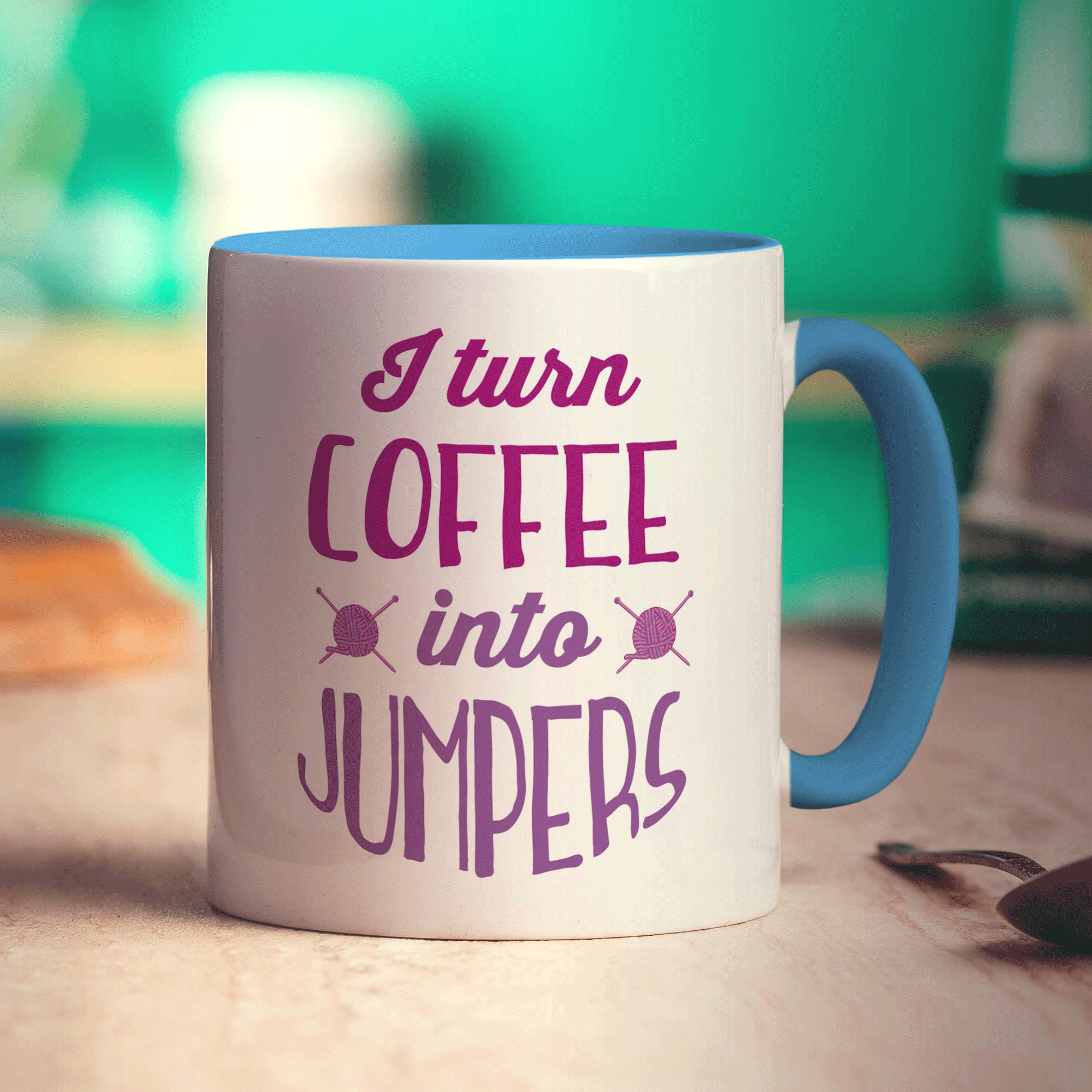 I Turn Coffee Into Jumpers Mug