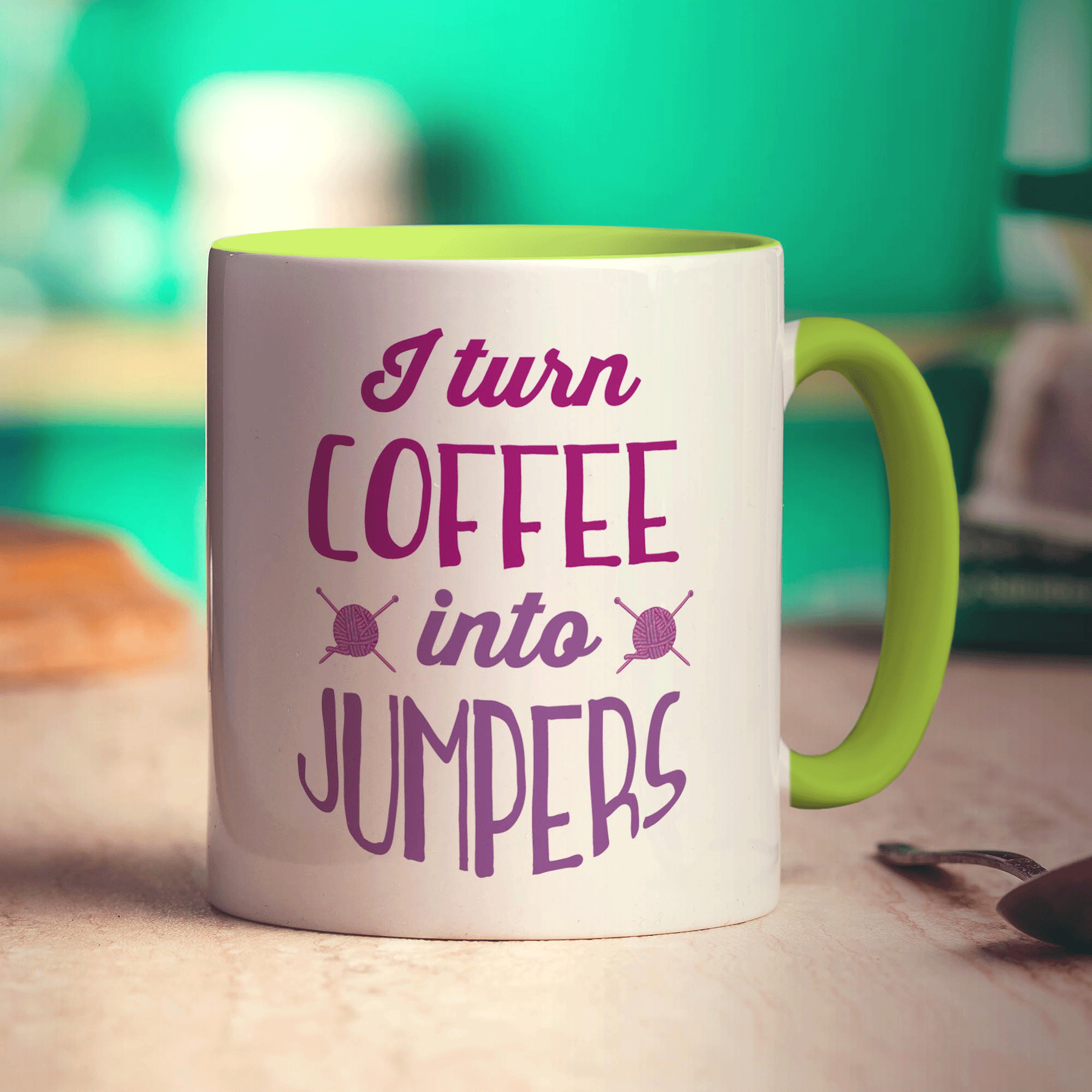 I Turn Coffee Into Jumpers Mug