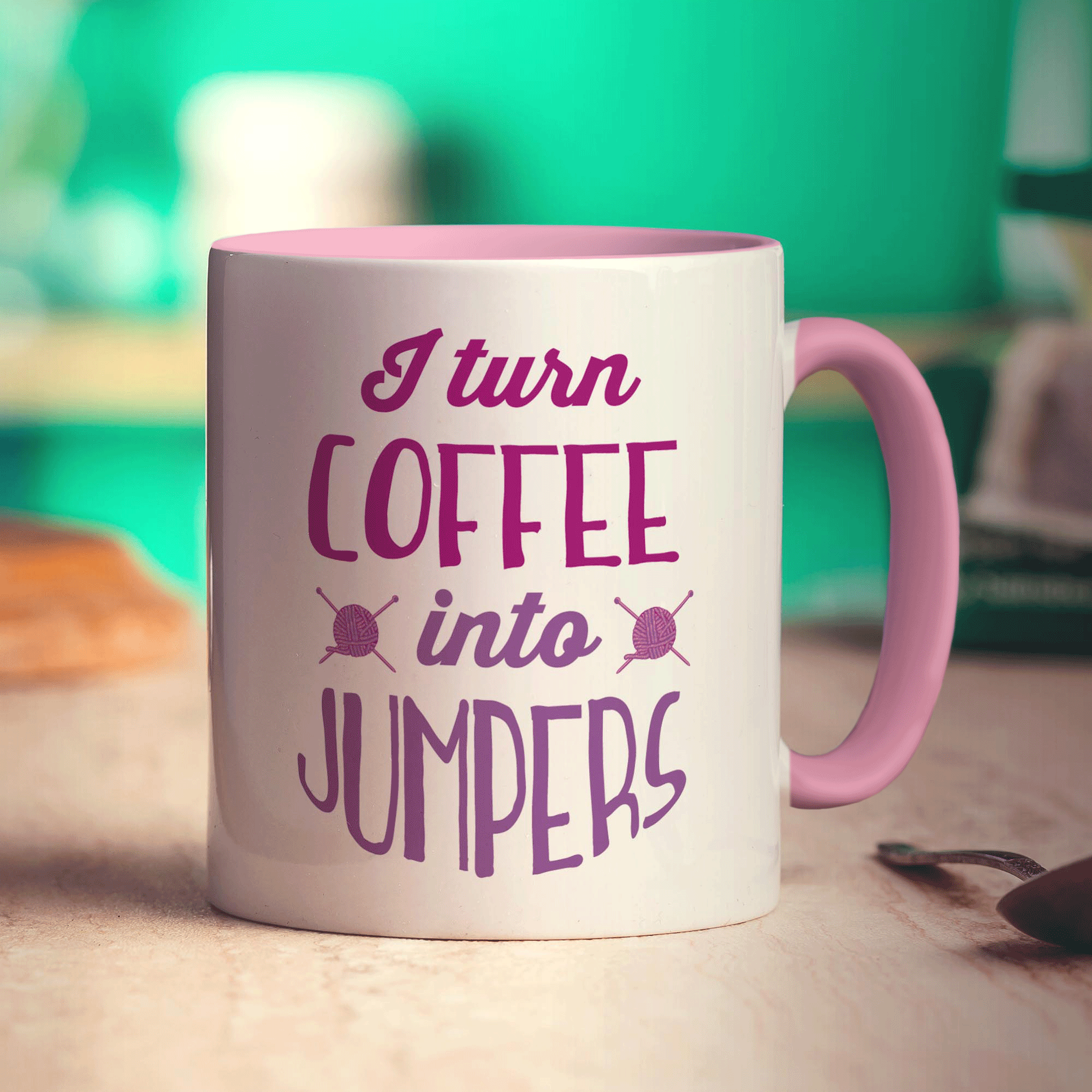 I Turn Coffee Into Jumpers Mug