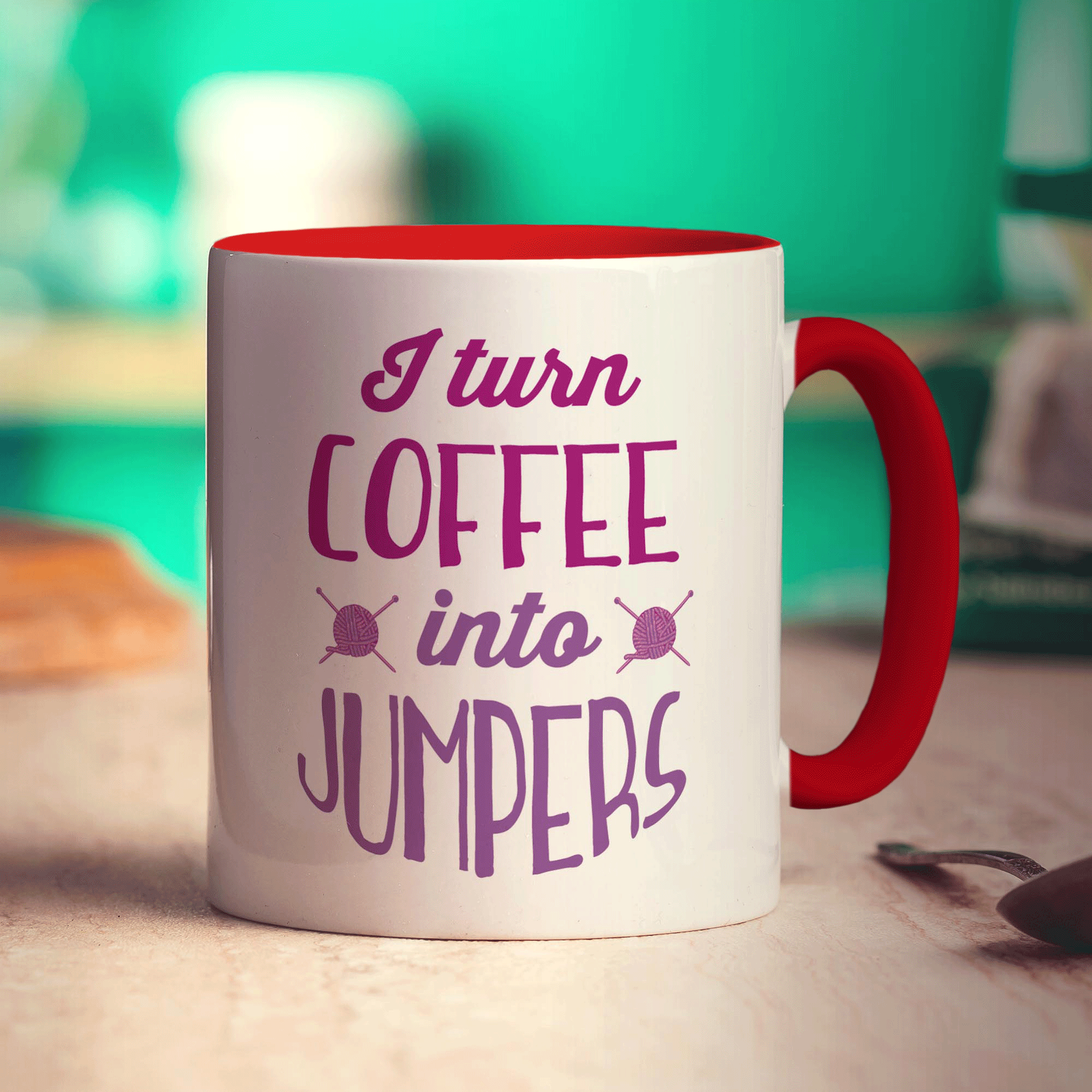 I Turn Coffee Into Jumpers Mug