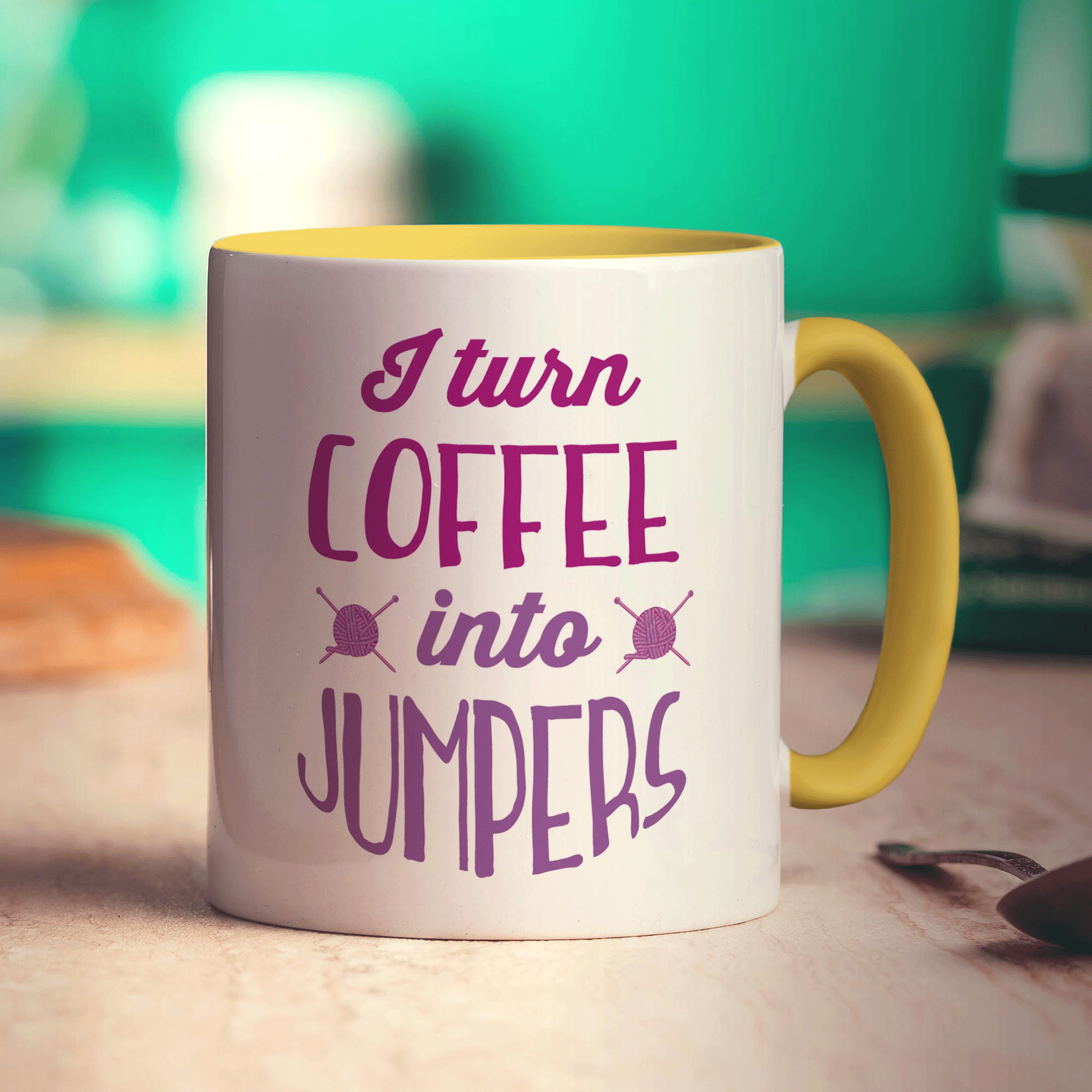 I Turn Coffee Into Jumpers Mug