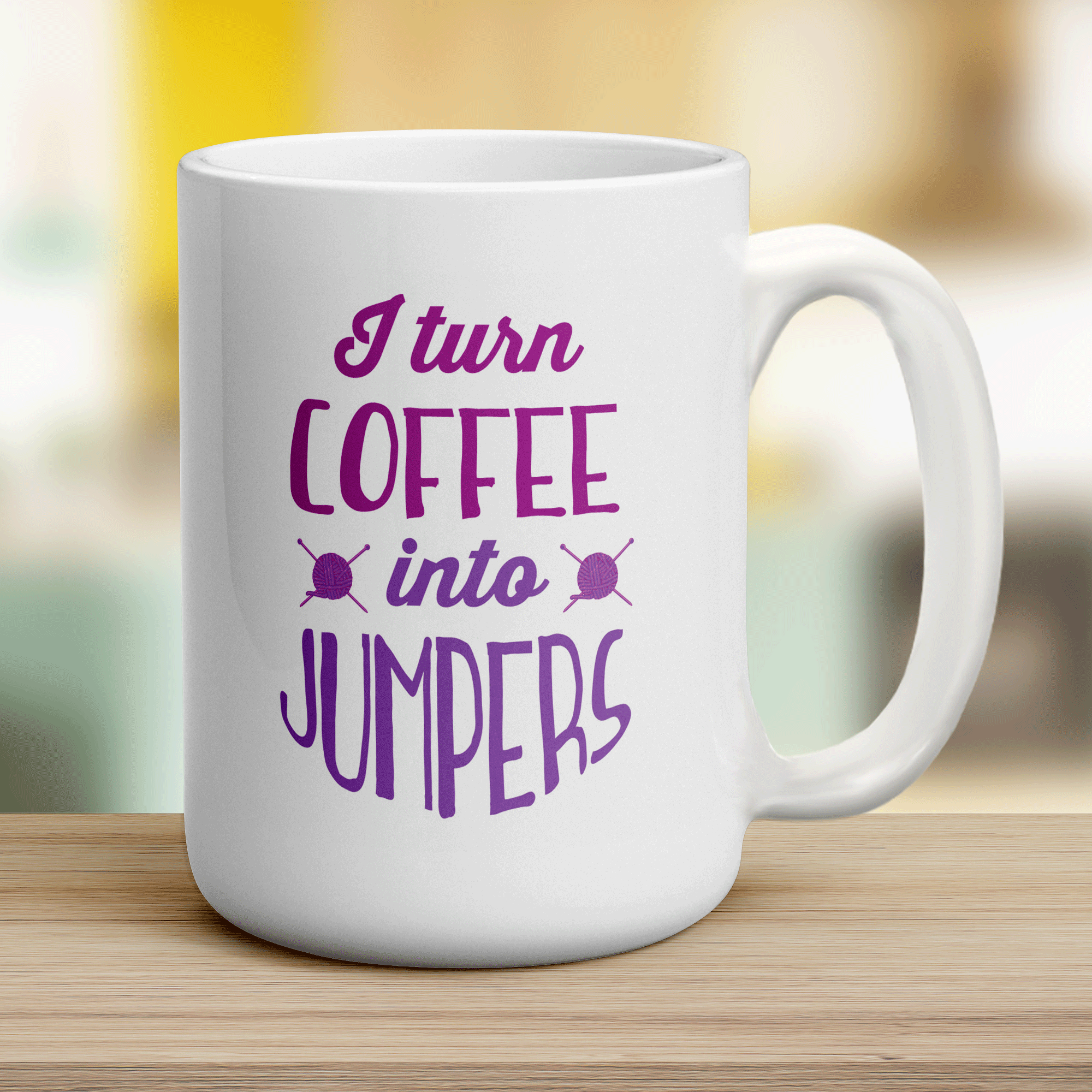 I Turn Coffee Into Jumpers Mug
