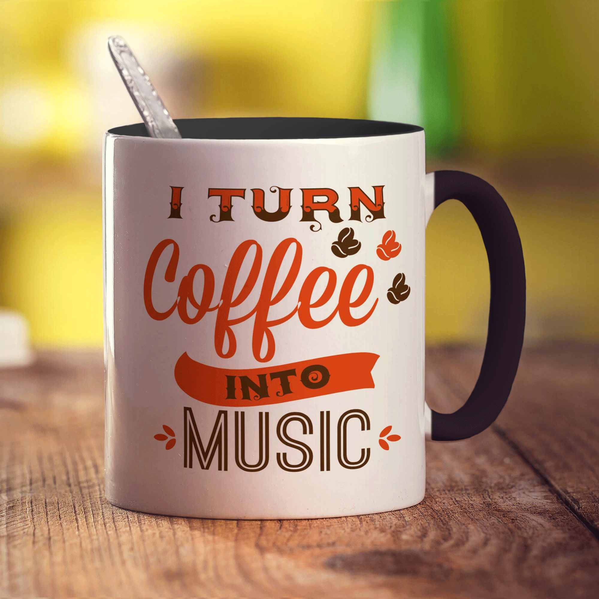 I Turn Coffee into Music Mug