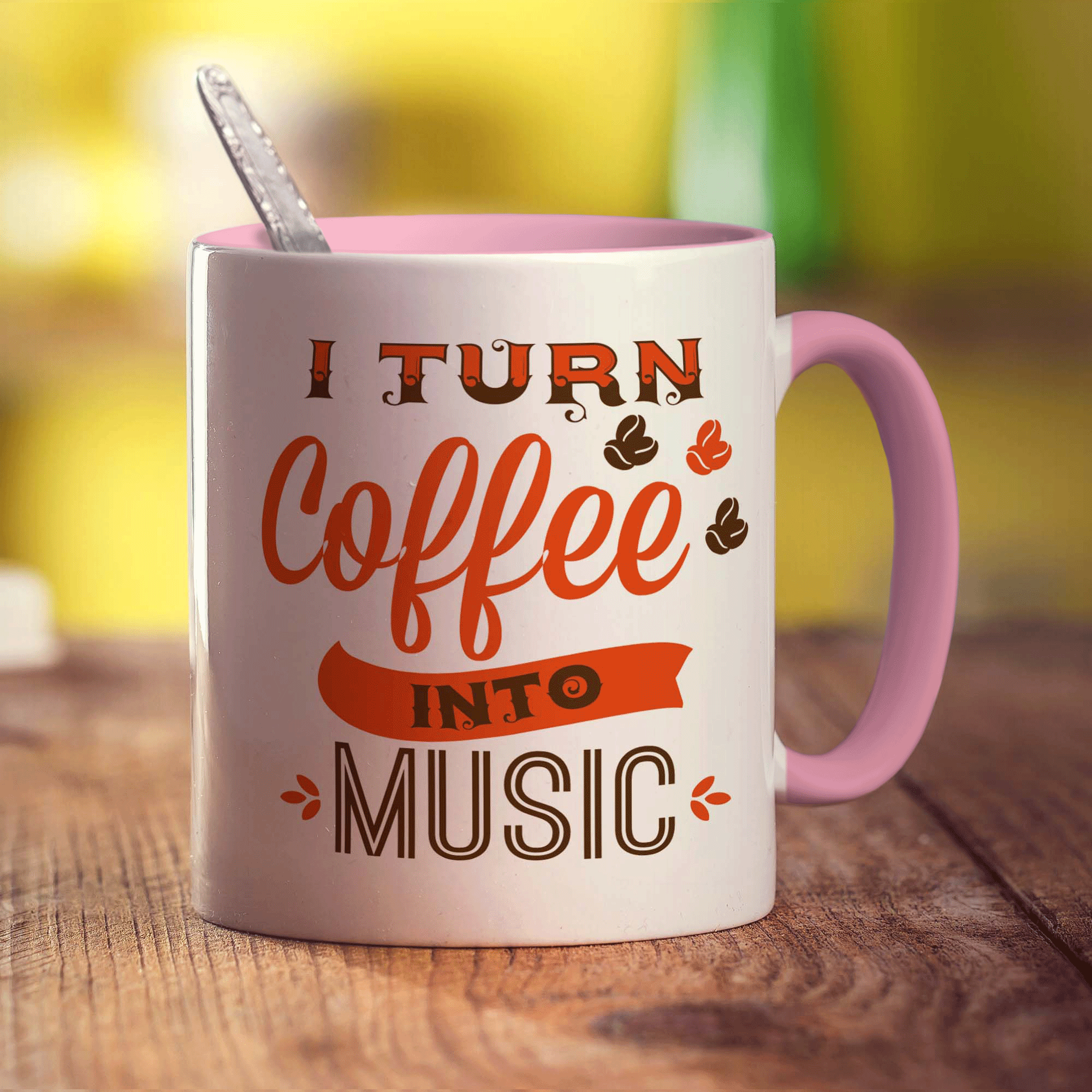 I Turn Coffee into Music Mug