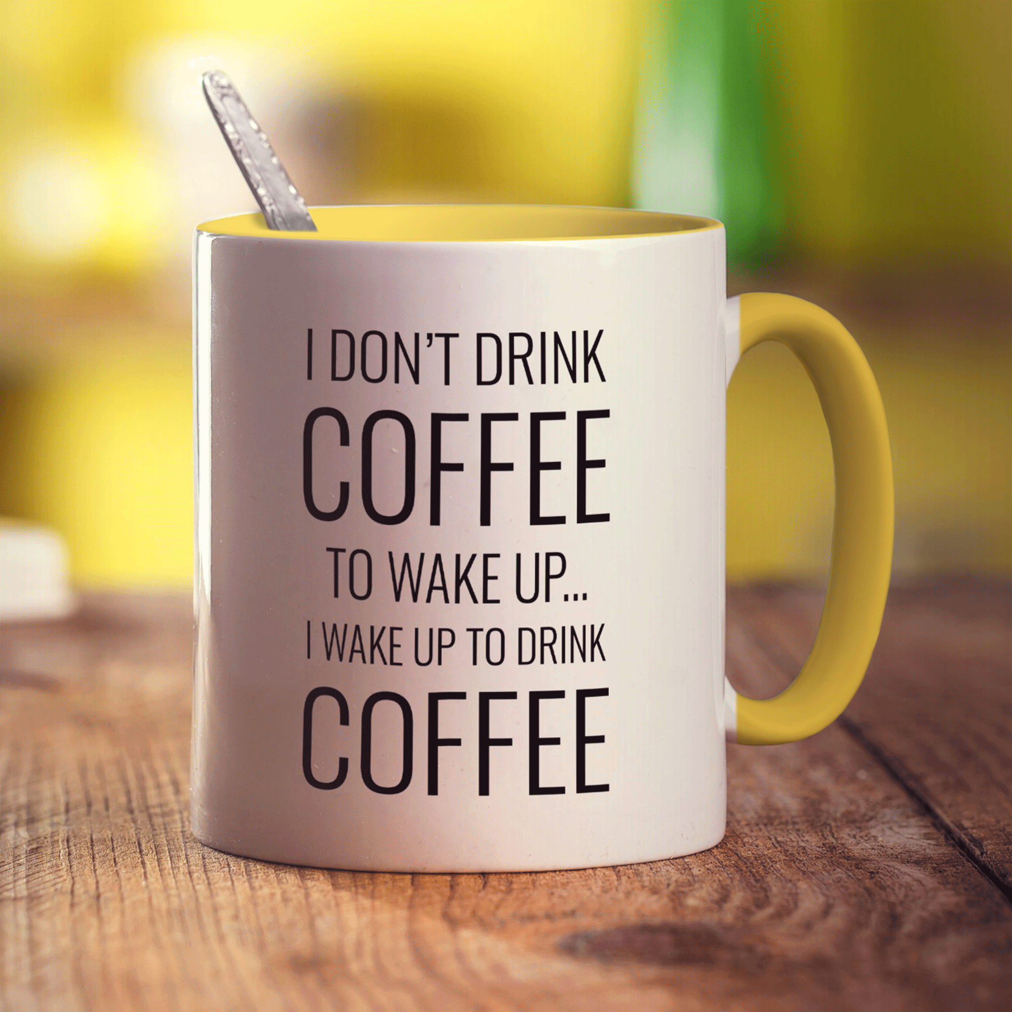I Wake up to Drink Coffee Mug