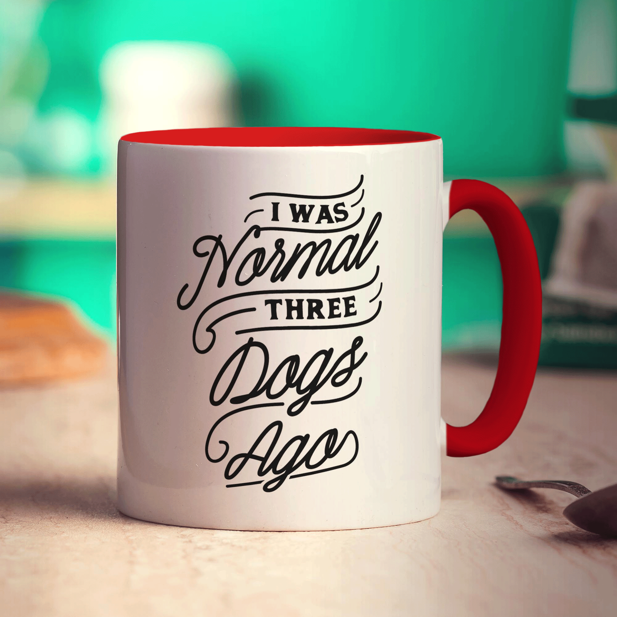 I Was Normal Three Dogs Ago Mug