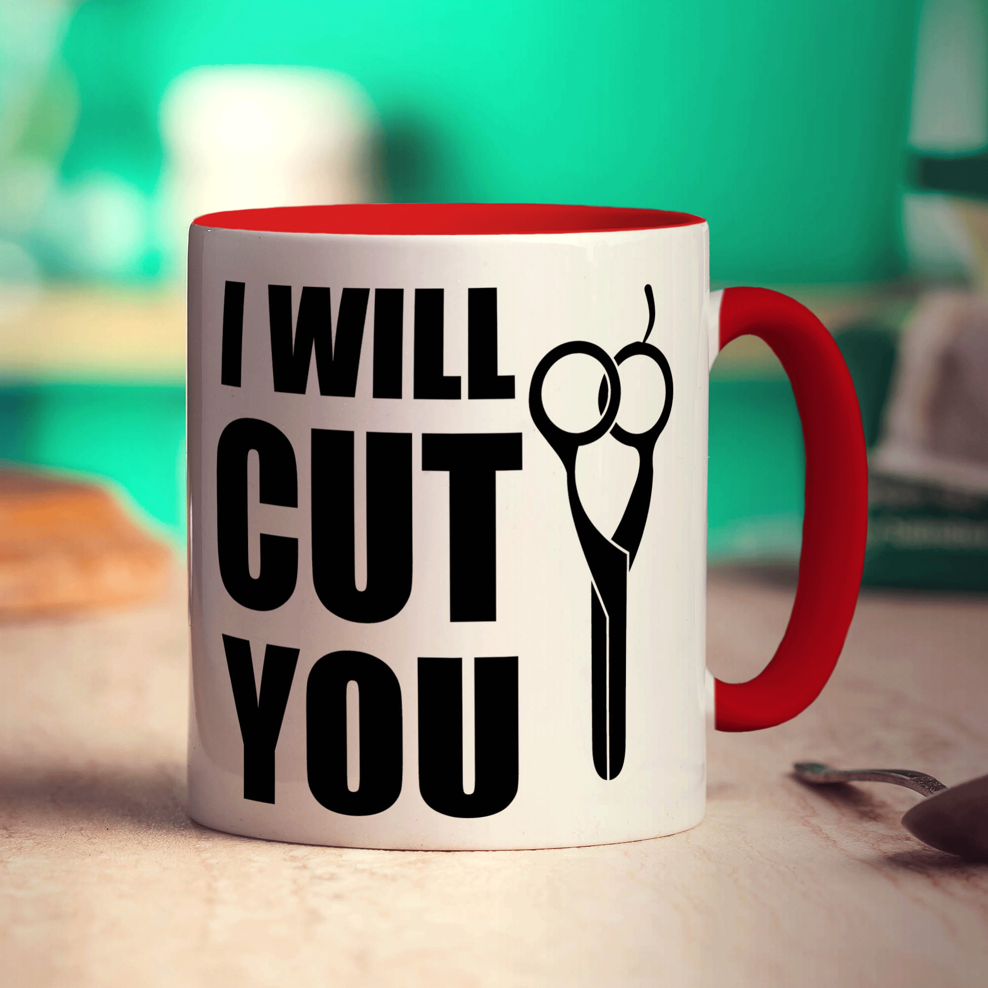 I Will Cut You Mug