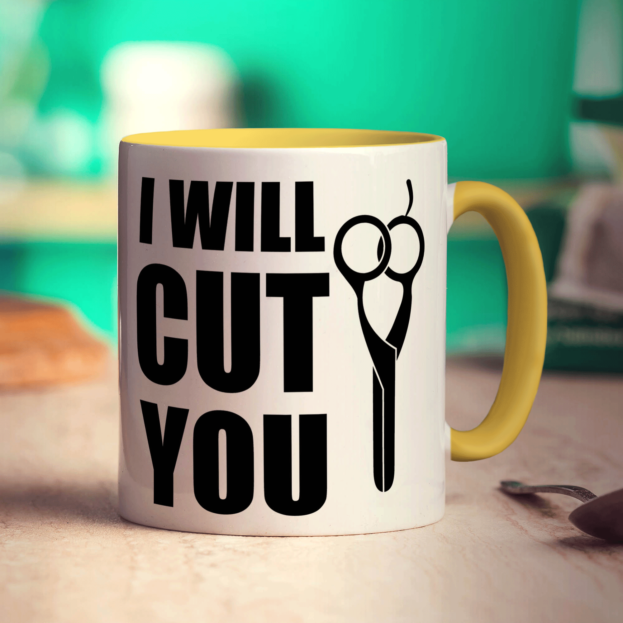 I Will Cut You Mug