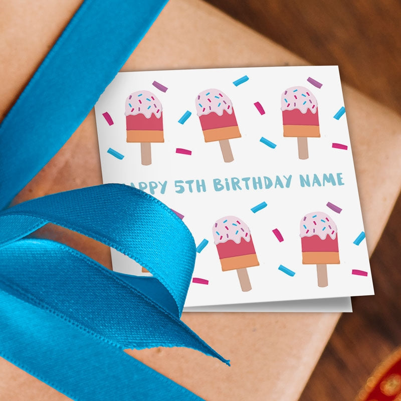 Ice Cream Birthday Gift Tags