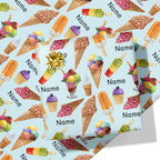 Ice Cream Name Wrapping Paper