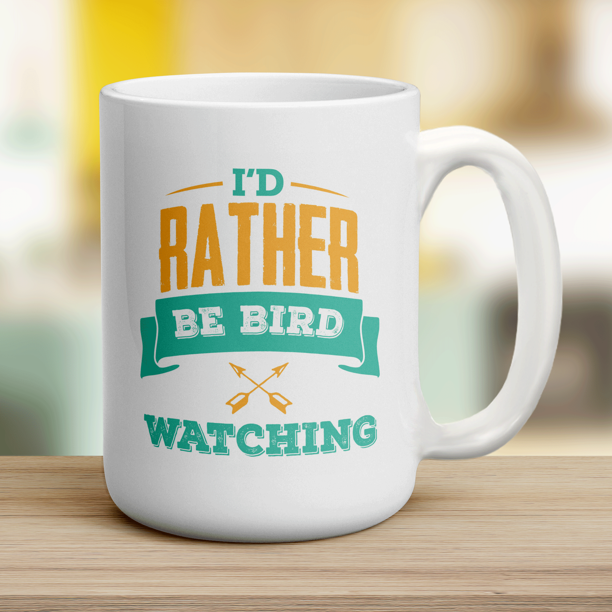 I'd Rather Be Bird Watching Mug