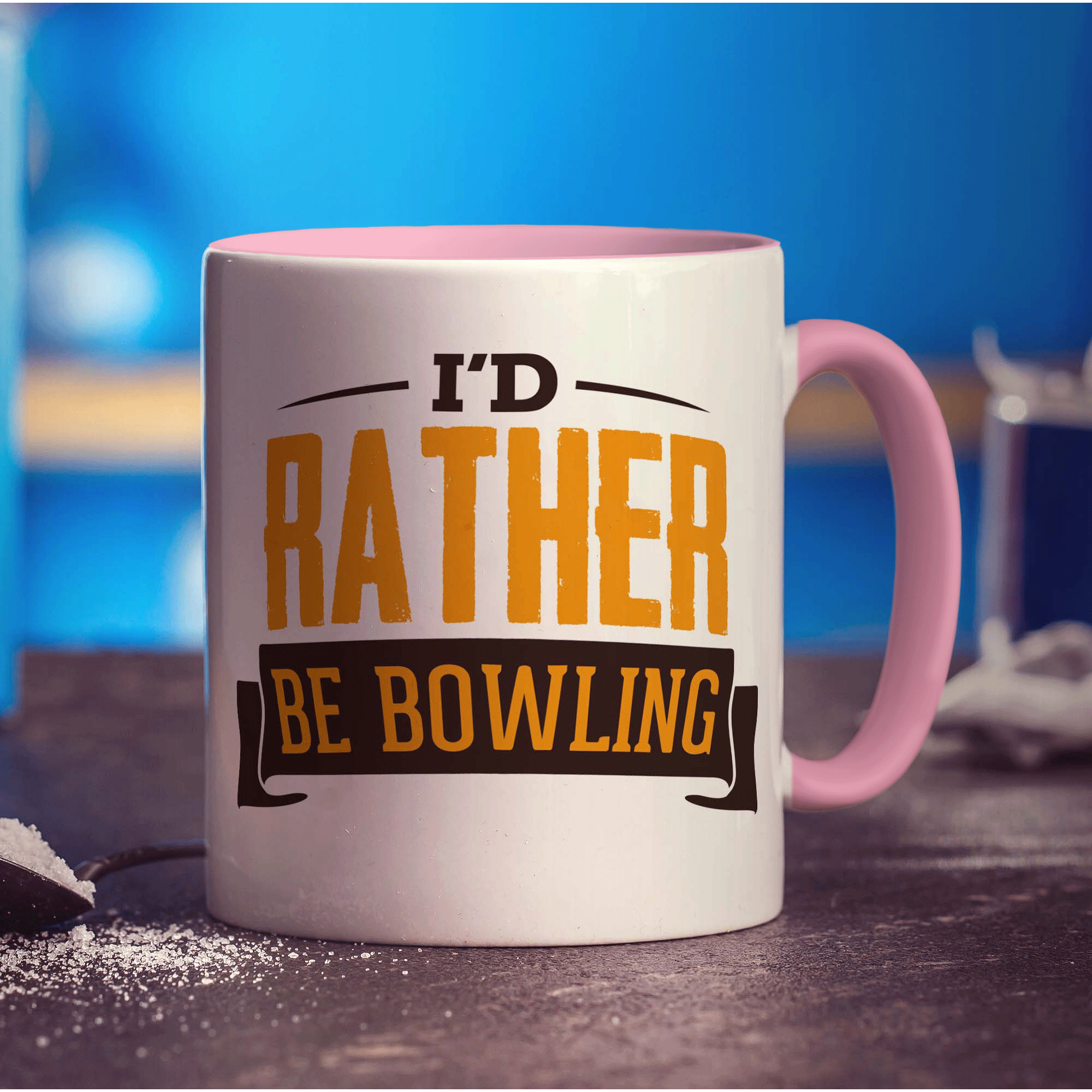 I'd Rather Be Bowling Mug