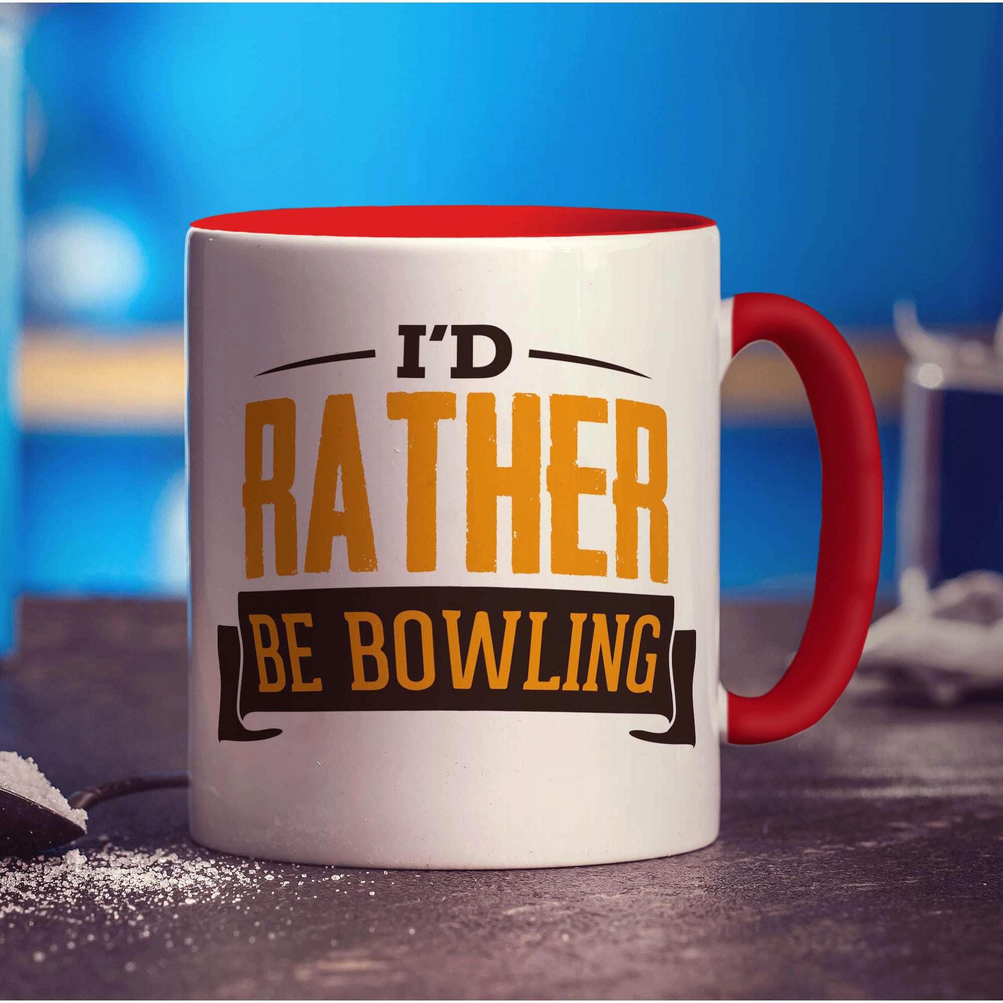 I'd Rather Be Bowling Mug