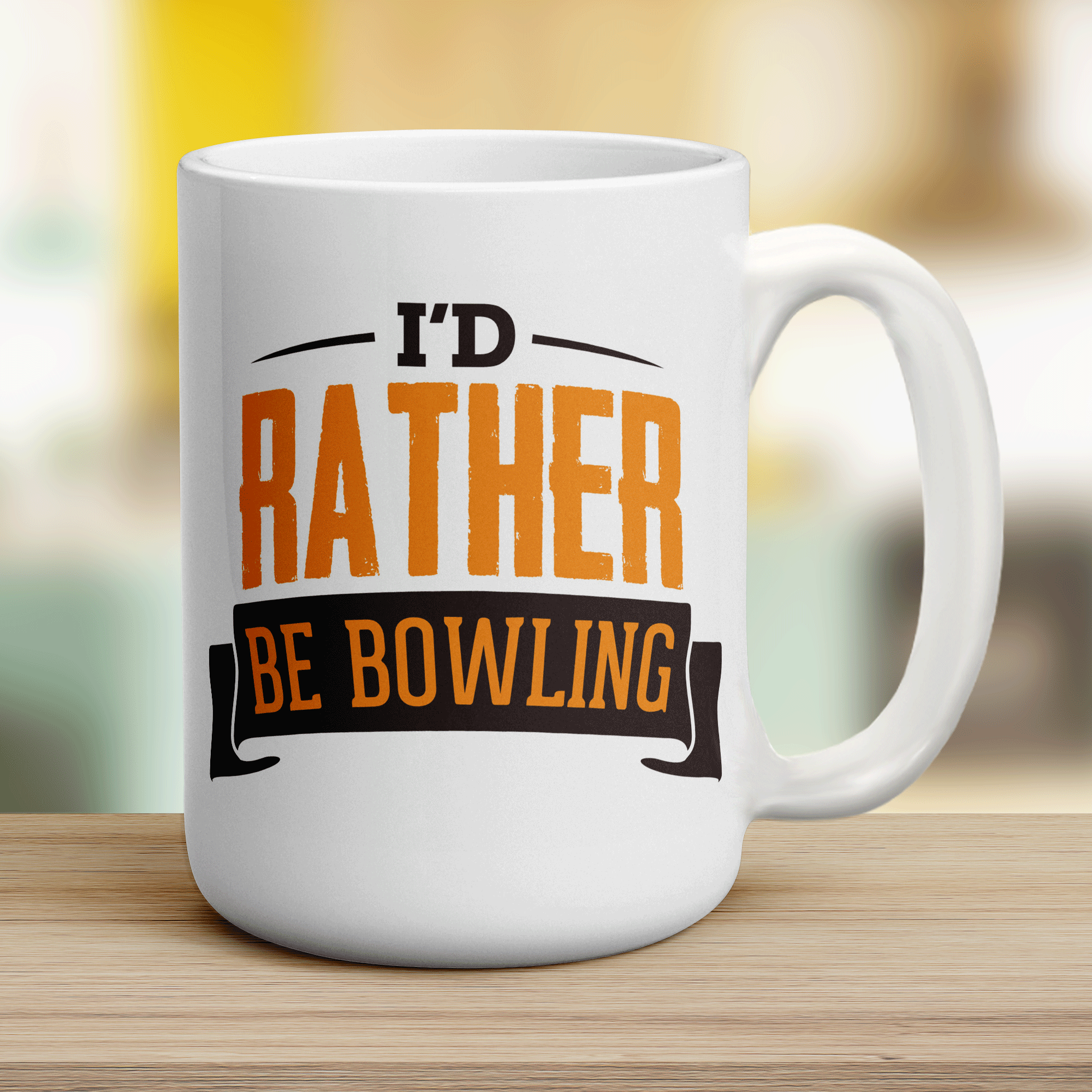 I'd Rather Be Bowling Mug