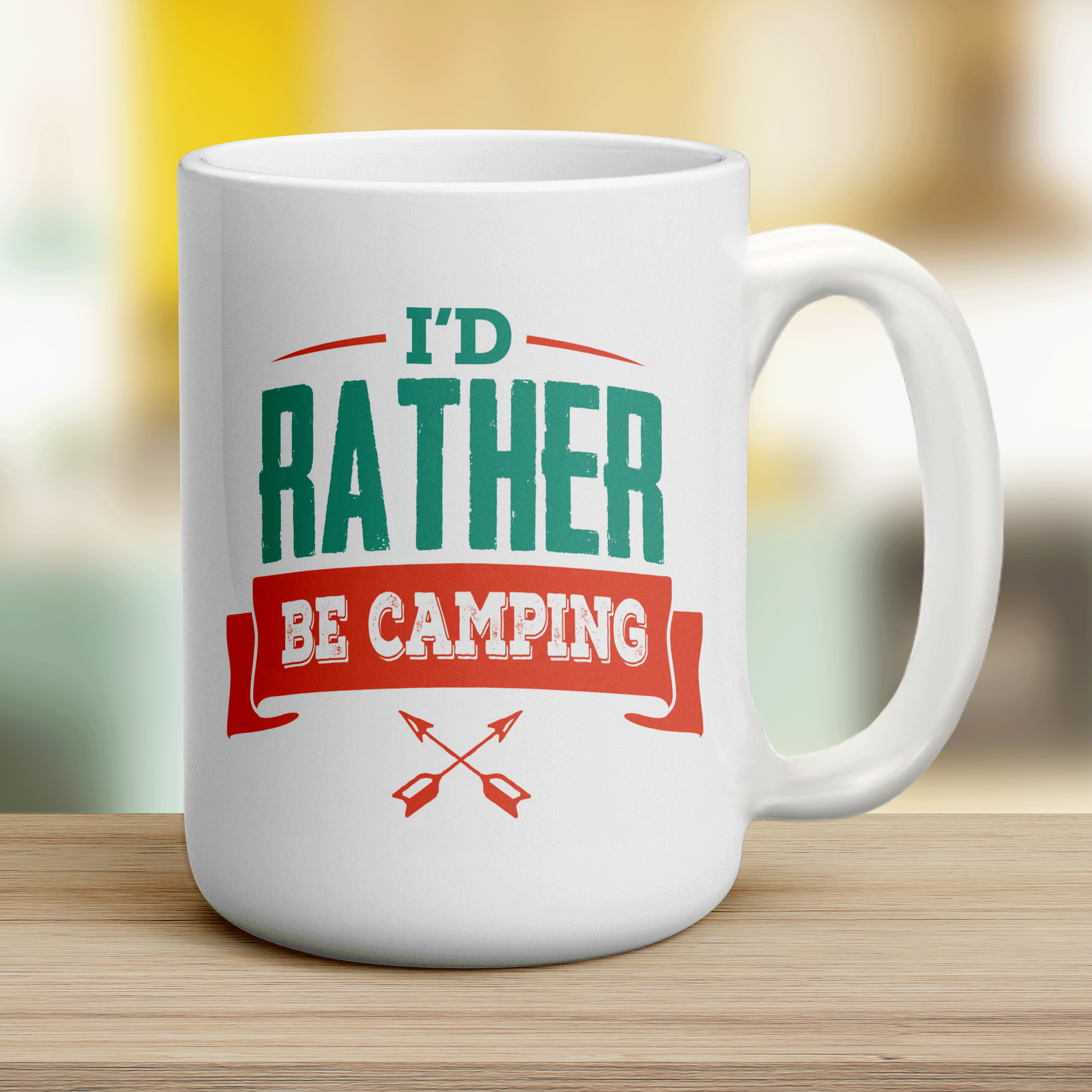 I'd Rather Be Camping Mug