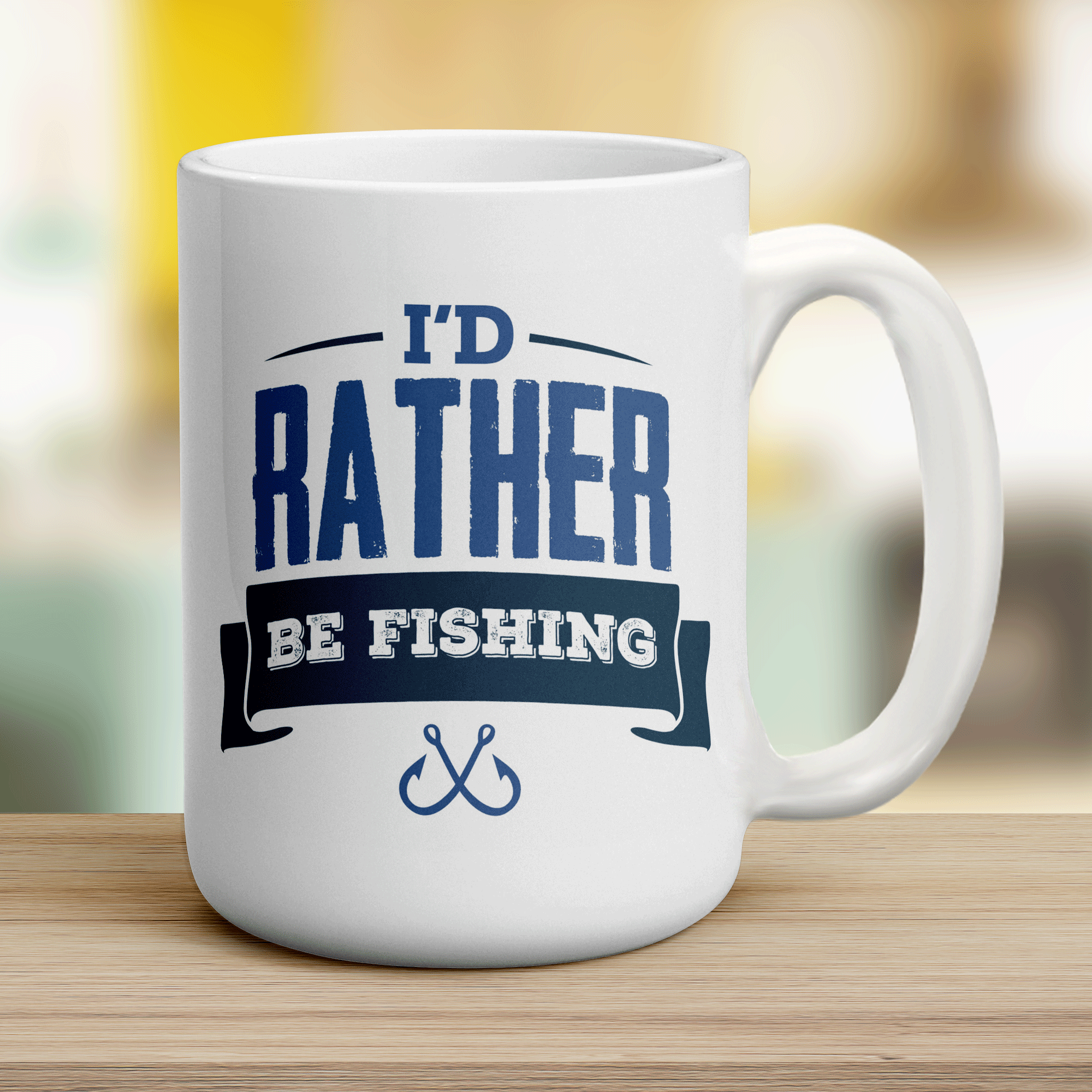 I'd Rather Be Fishing Mug