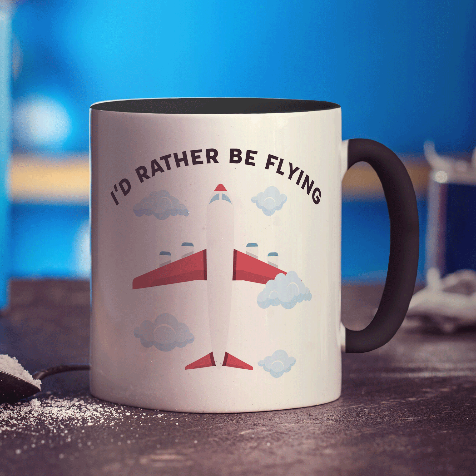 I'd Rather be Flying Pilot Mug
