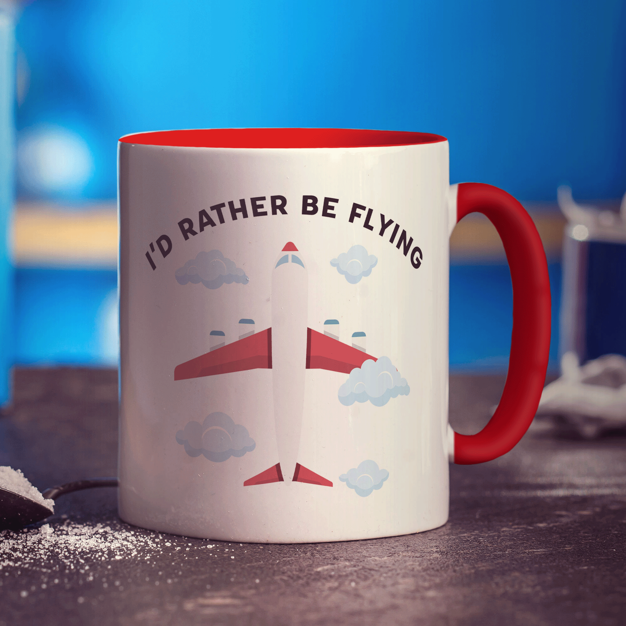 I'd Rather be Flying Pilot Mug