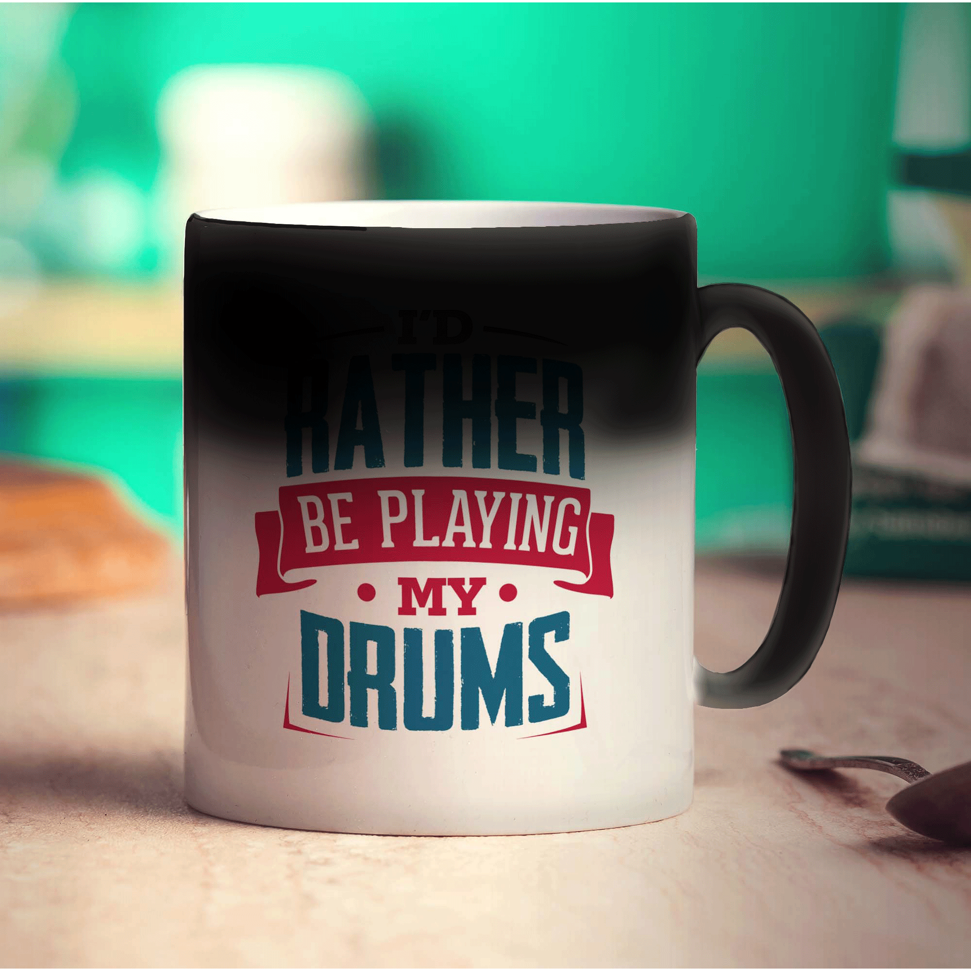 I'd Rather Be Playing My Drums Mug