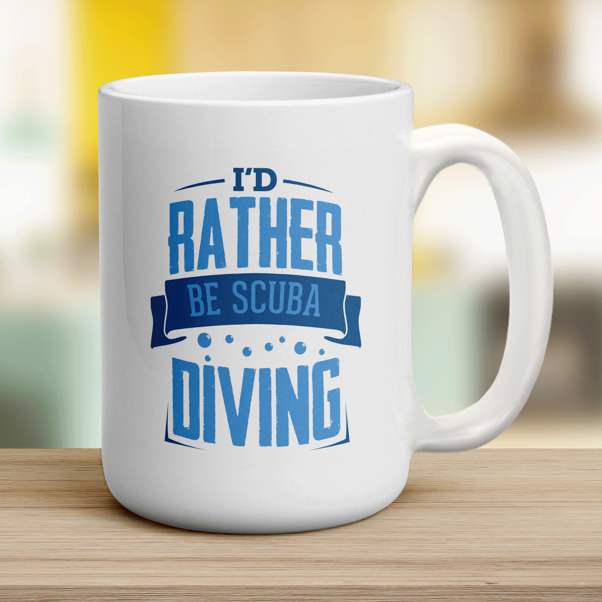 I'd Rather Be Scuba Diving Mug