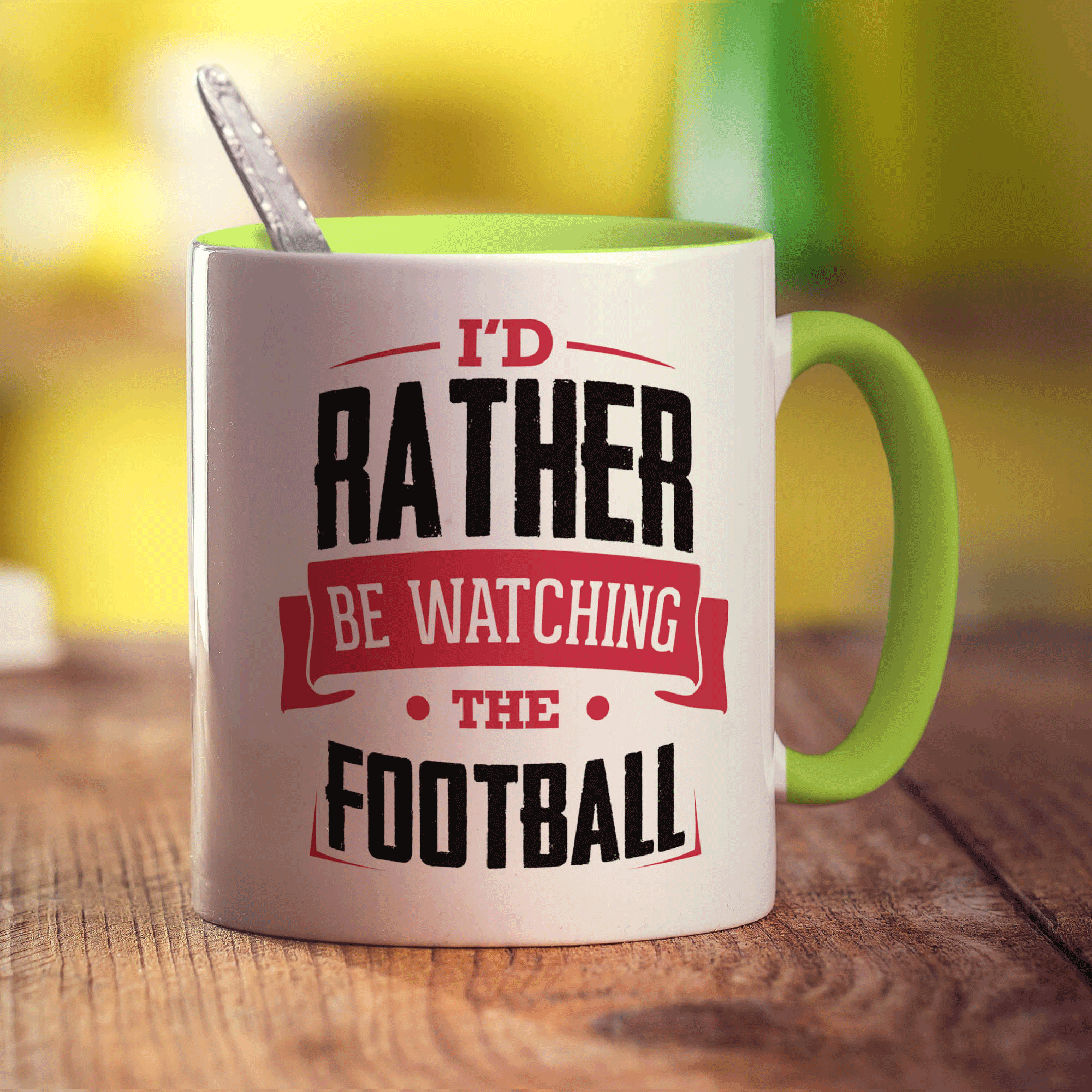 I'd Rather Be Watching The Football Mug
