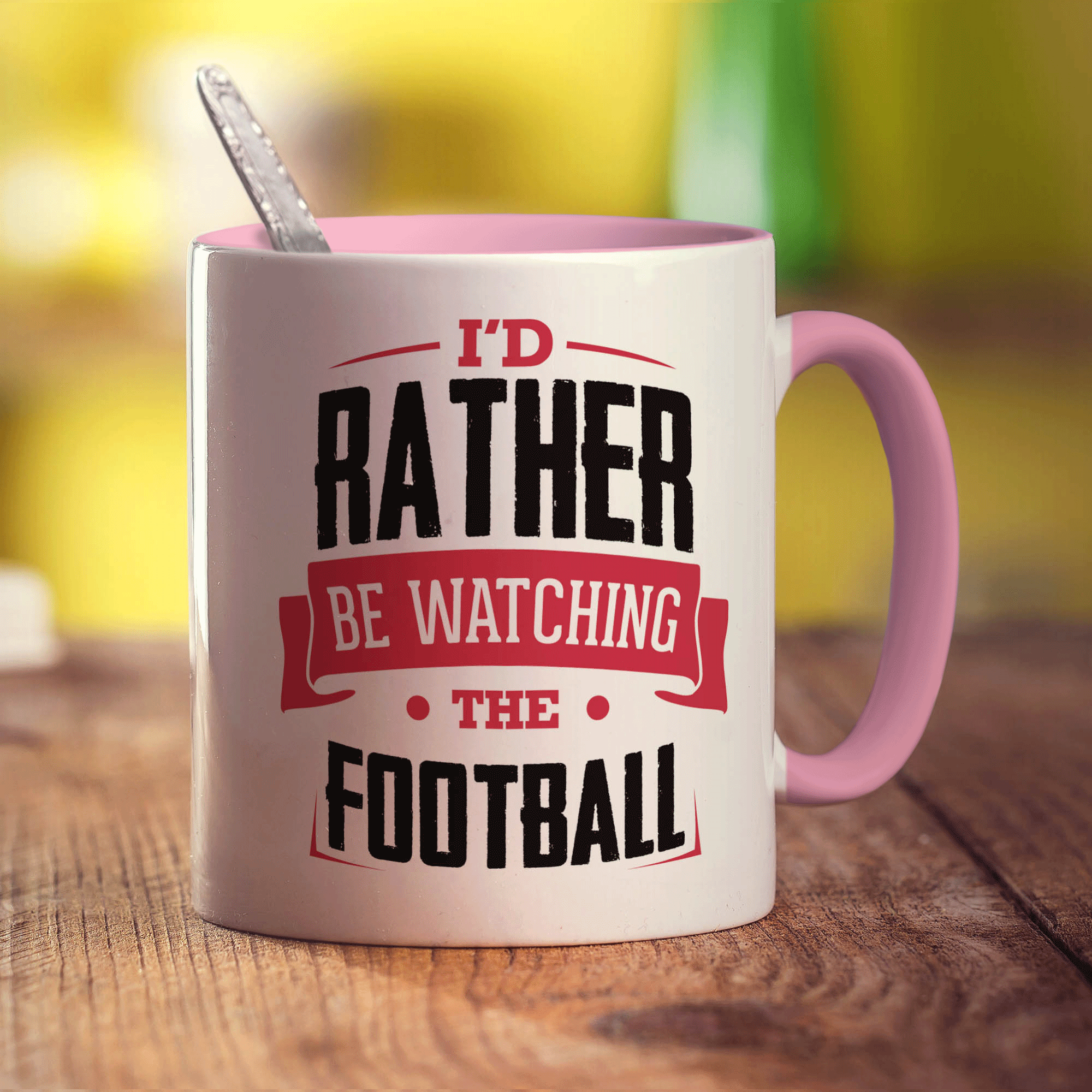 I'd Rather Be Watching The Football Mug