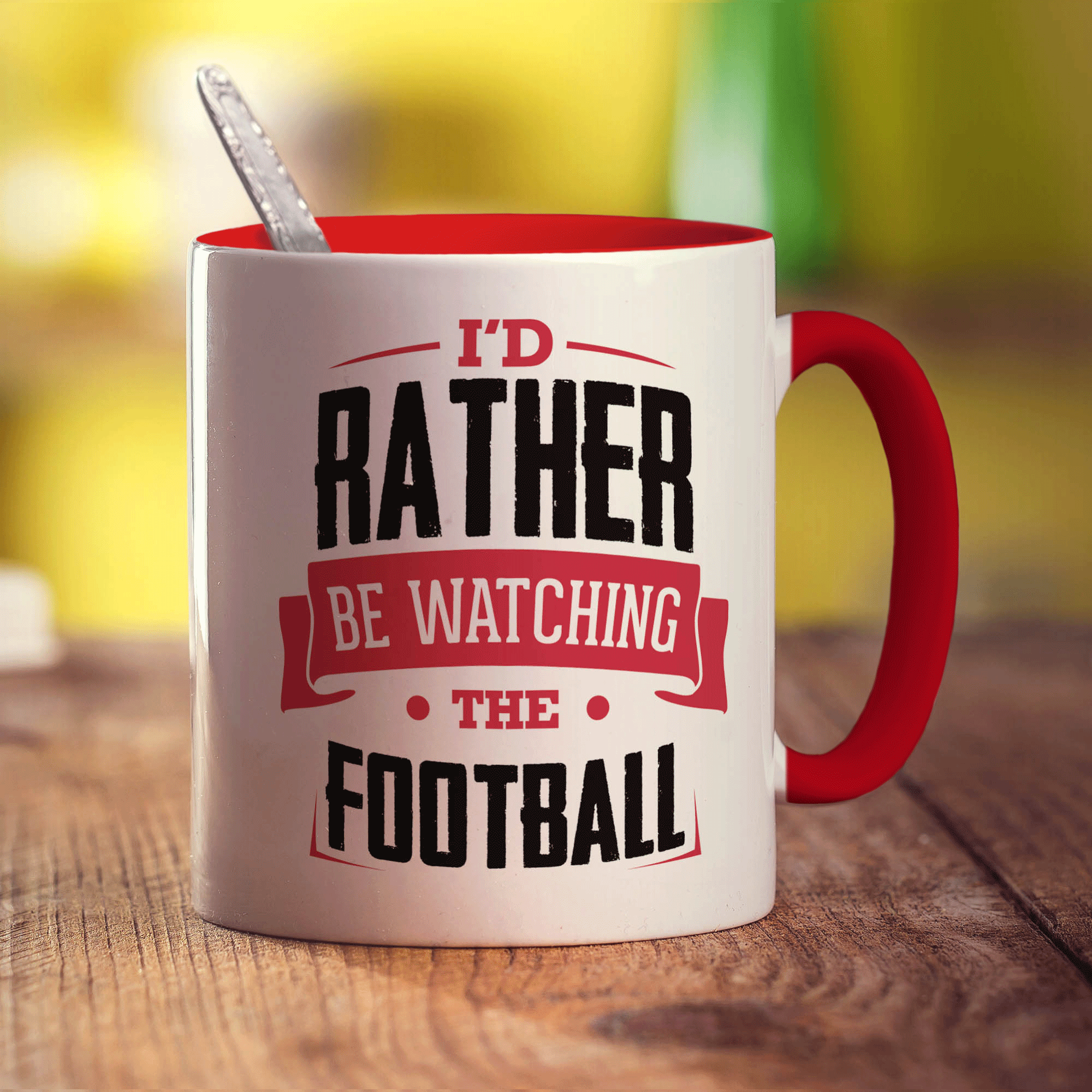 I'd Rather Be Watching The Football Mug
