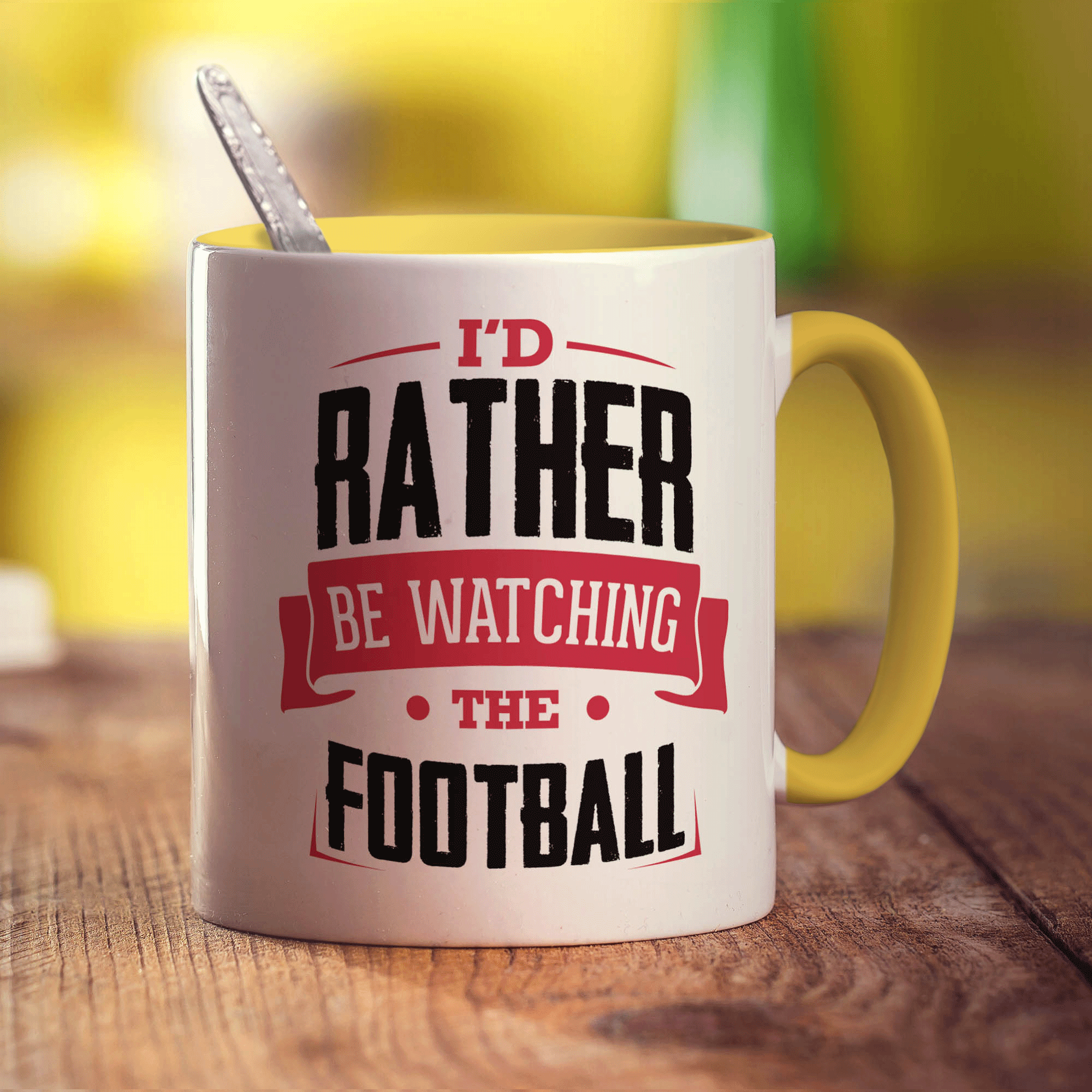 I'd Rather Be Watching The Football Mug