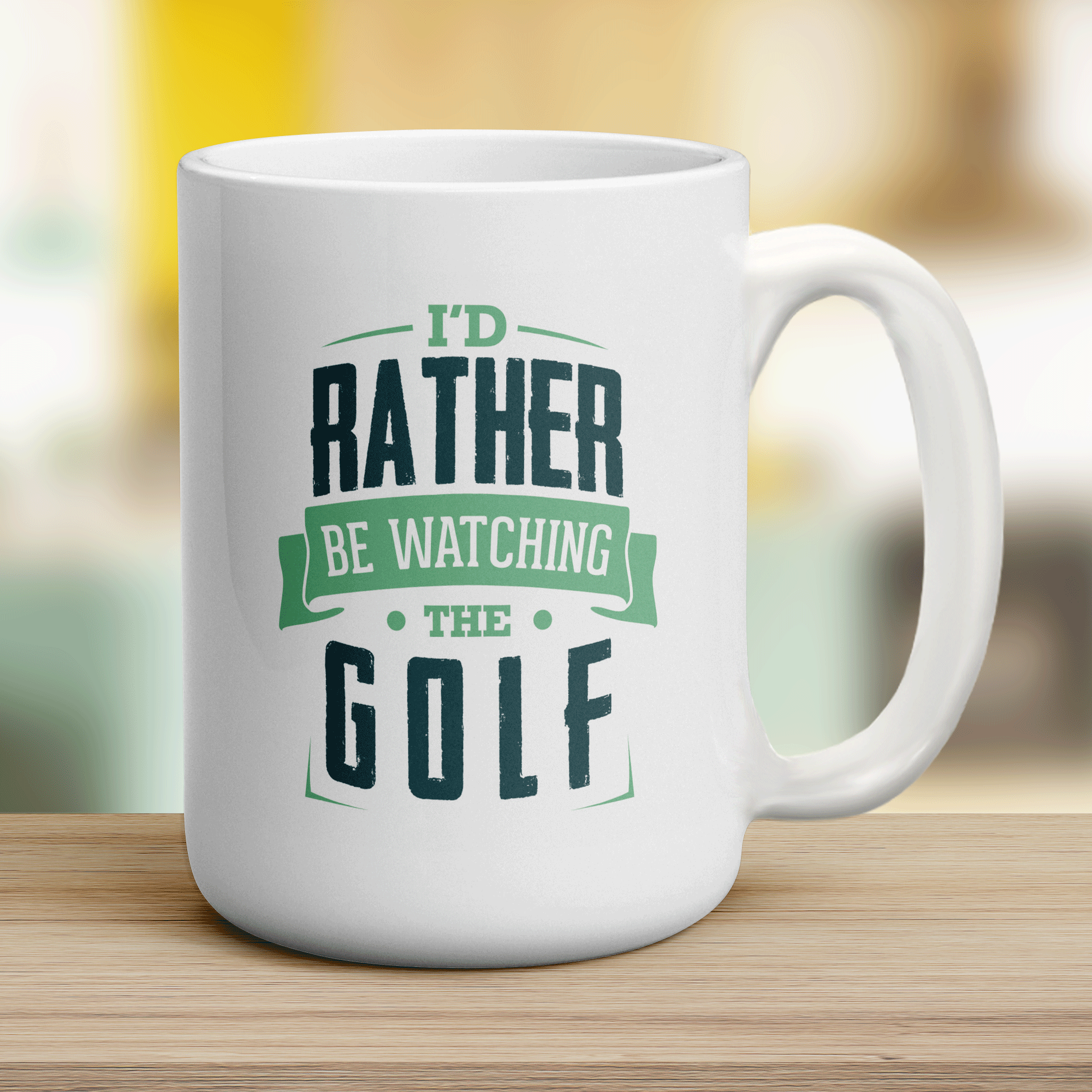 I'd Rather Be Watching The Golf Mug