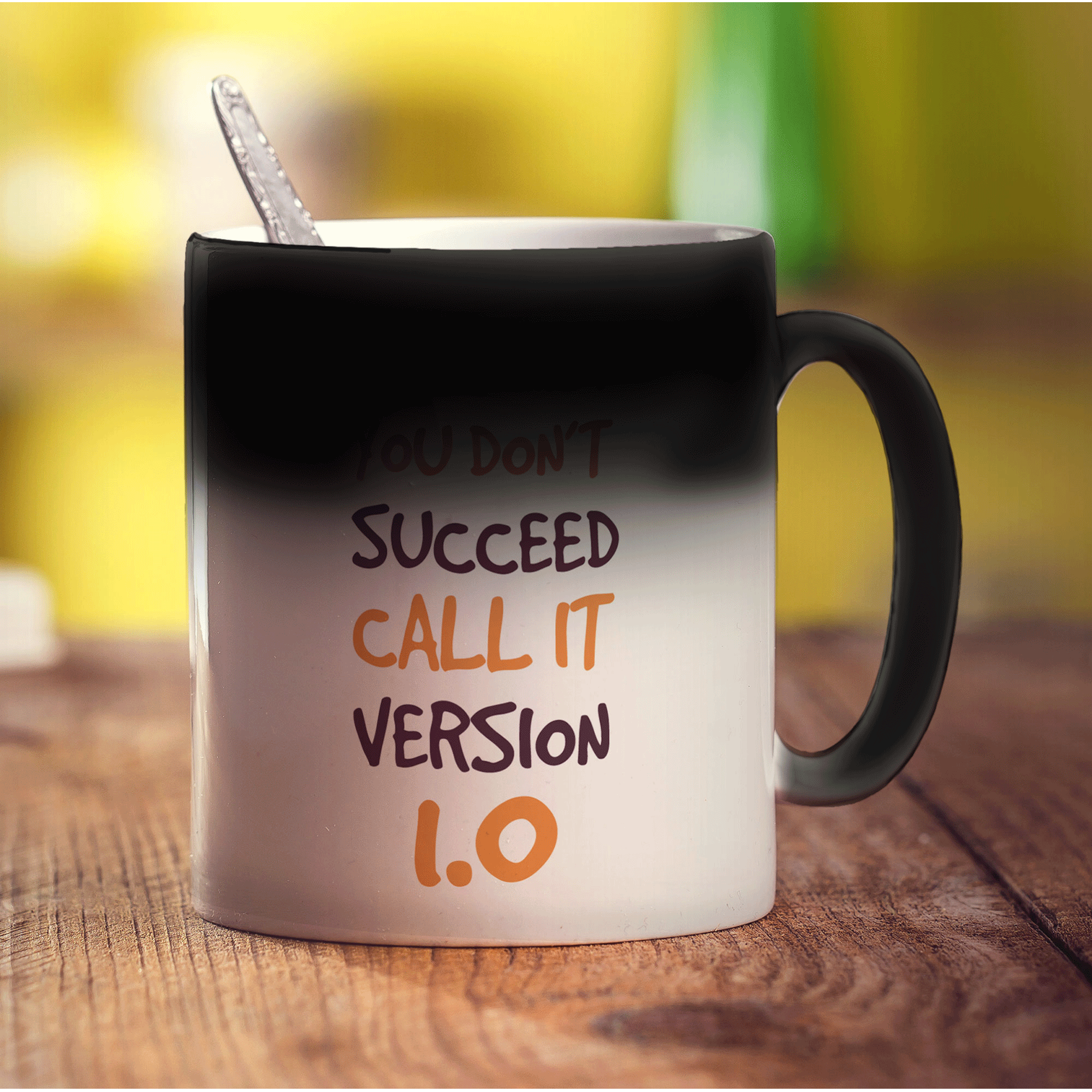 If At First You Don't Succeed Call It Version 1.0 Mug - Standard 330ml (11oz) / Magic Mug