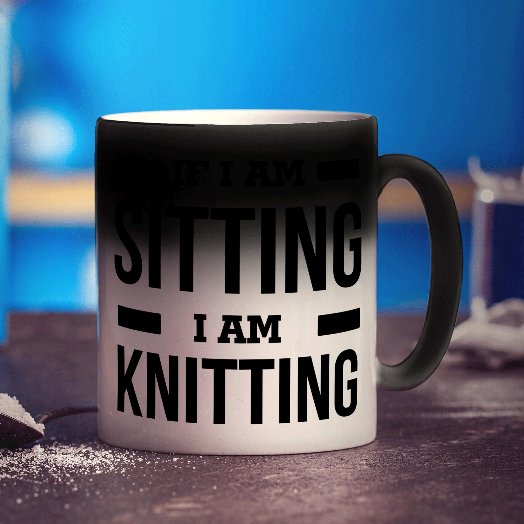 If I'm Sitting, I'm Knitting Mug