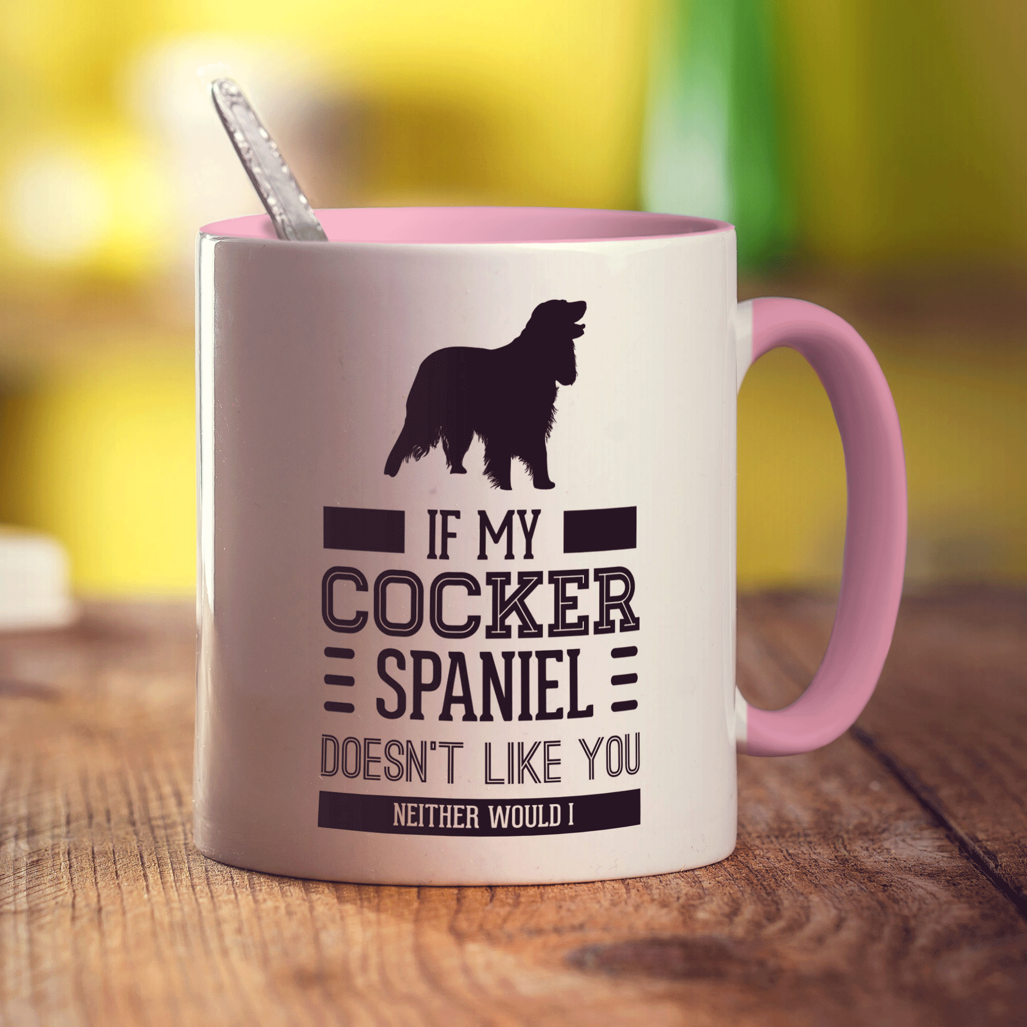 If My Cocker Spaniel Doesn't Like You Neither Would I Mug - Standard 330ml (11oz) / Pink