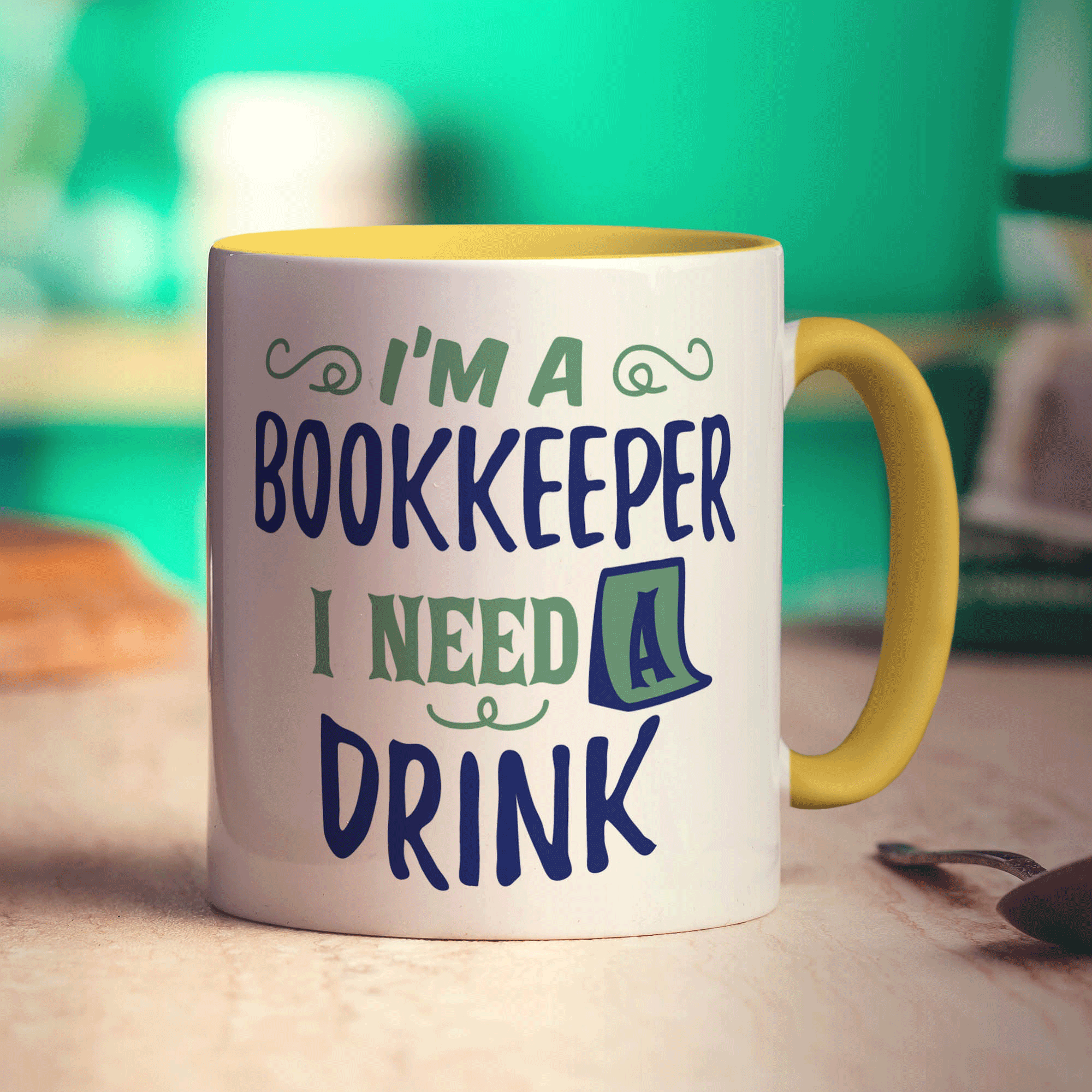 I'm a Bookkeeper I Need a Drink Mug