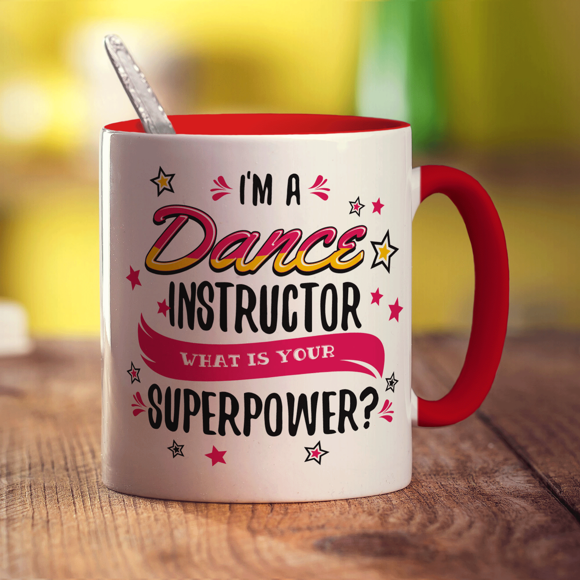 I'm a Dance Instructor What is Your Superpower Mug - Standard 330ml (11oz) / Red