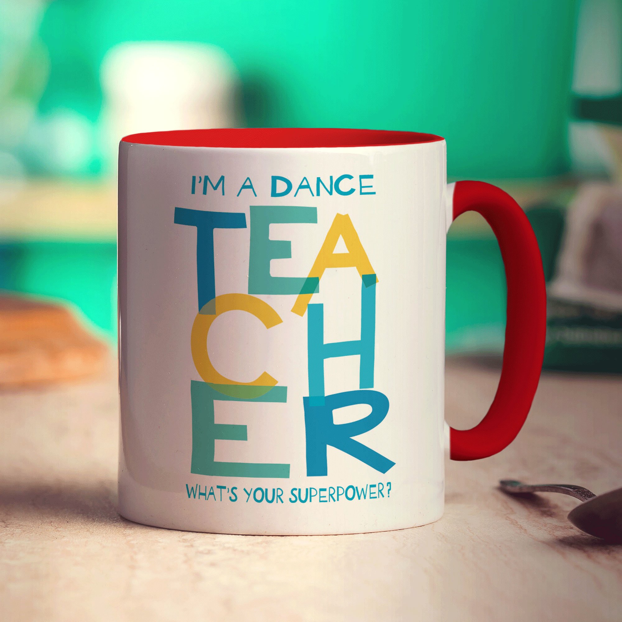 I'm a Dance Teacher What is Your Superpower Mug - Standard 330ml (11oz) / Red
