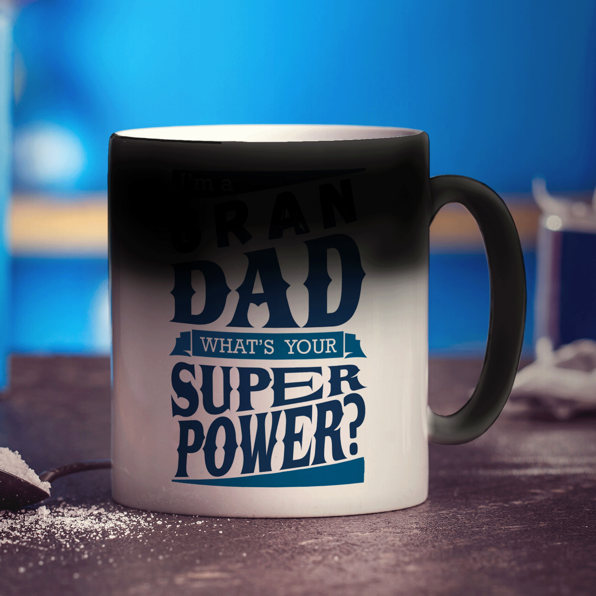 I'm a Grandad What's Your Super Power Mug - Standard 330ml (11oz) / Magic Mug