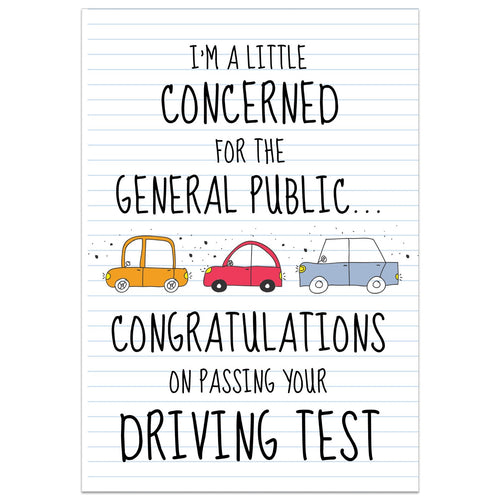 A Little Concerned for the General Public Card