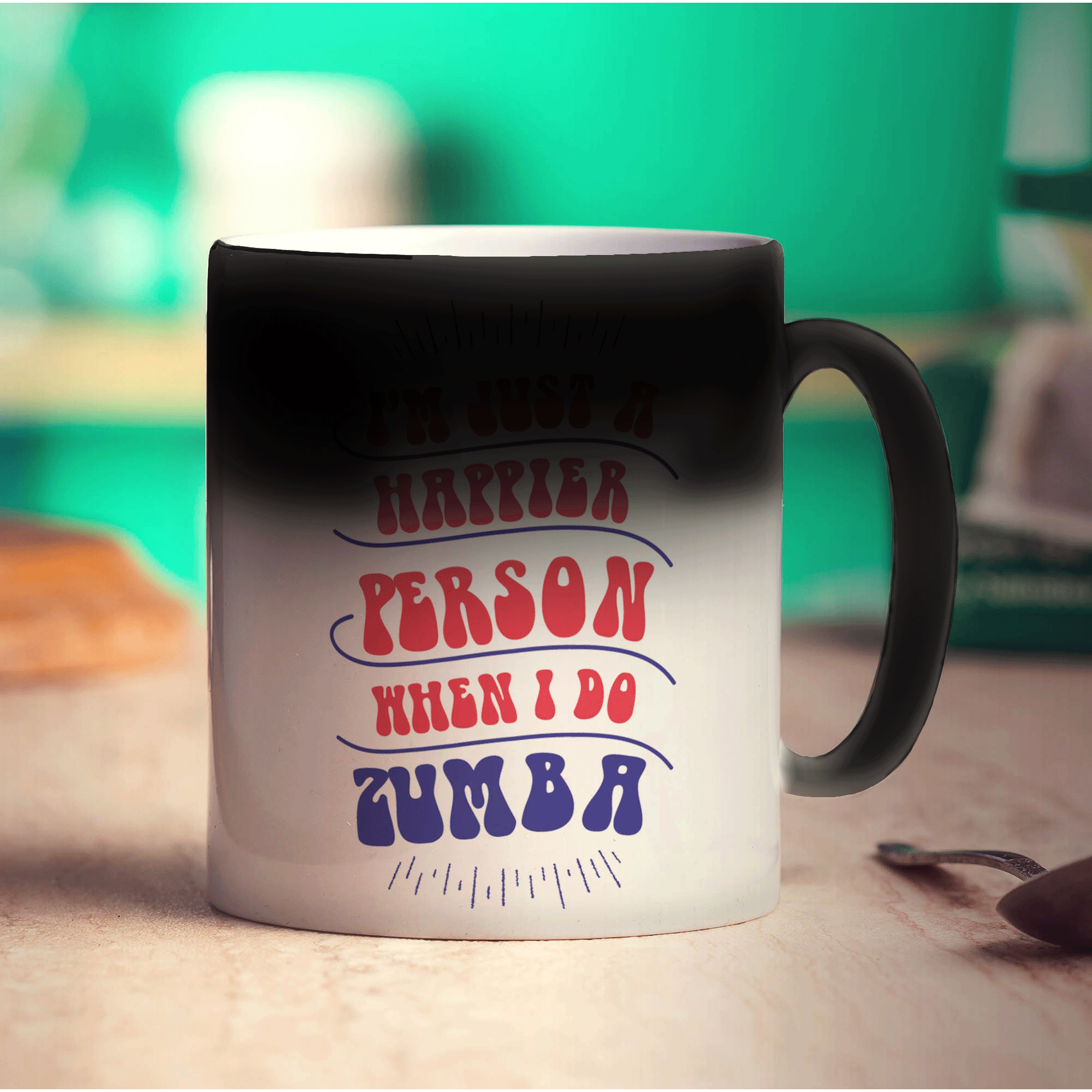 I'm Just a Happier Person When I Do Zumba Mug - Standard 330ml (11oz) / Magic Mug