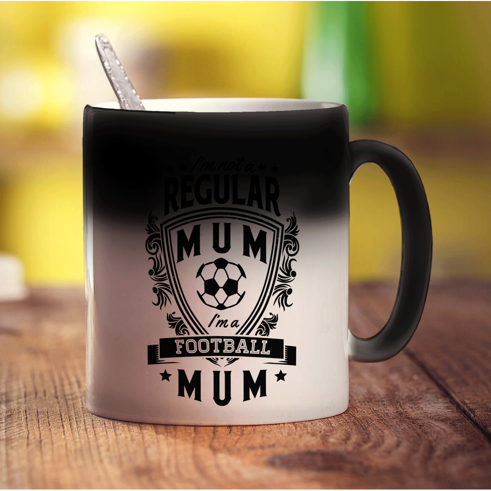 I'm Not A Regular Mum I'm A Football Mum Mug - Standard 330ml (11oz) / Magic Mug