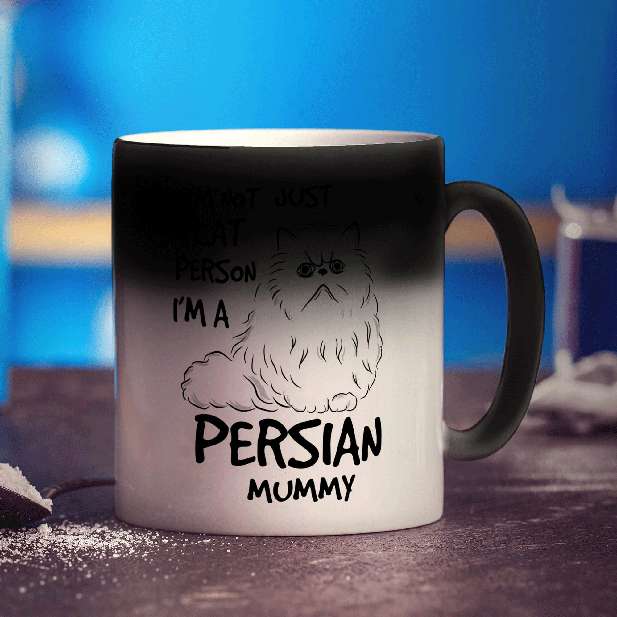 I'm Not Just A Cat Person I'm a Persian Mummy Mug - Standard 330ml (11oz) / Magic Mug