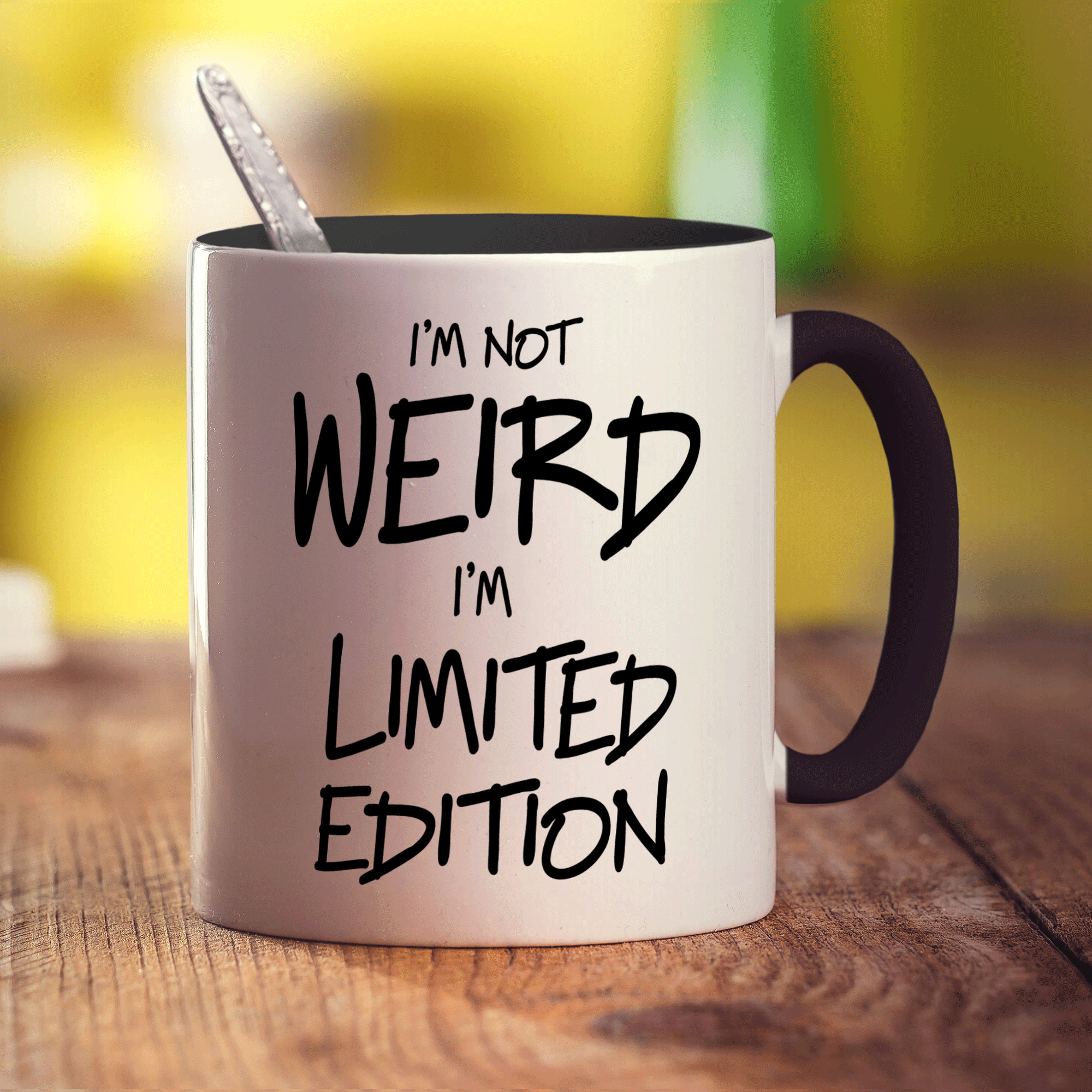 I'm Not Weird I'm Limited Edition Mug - Standard 330ml (11oz) / Black