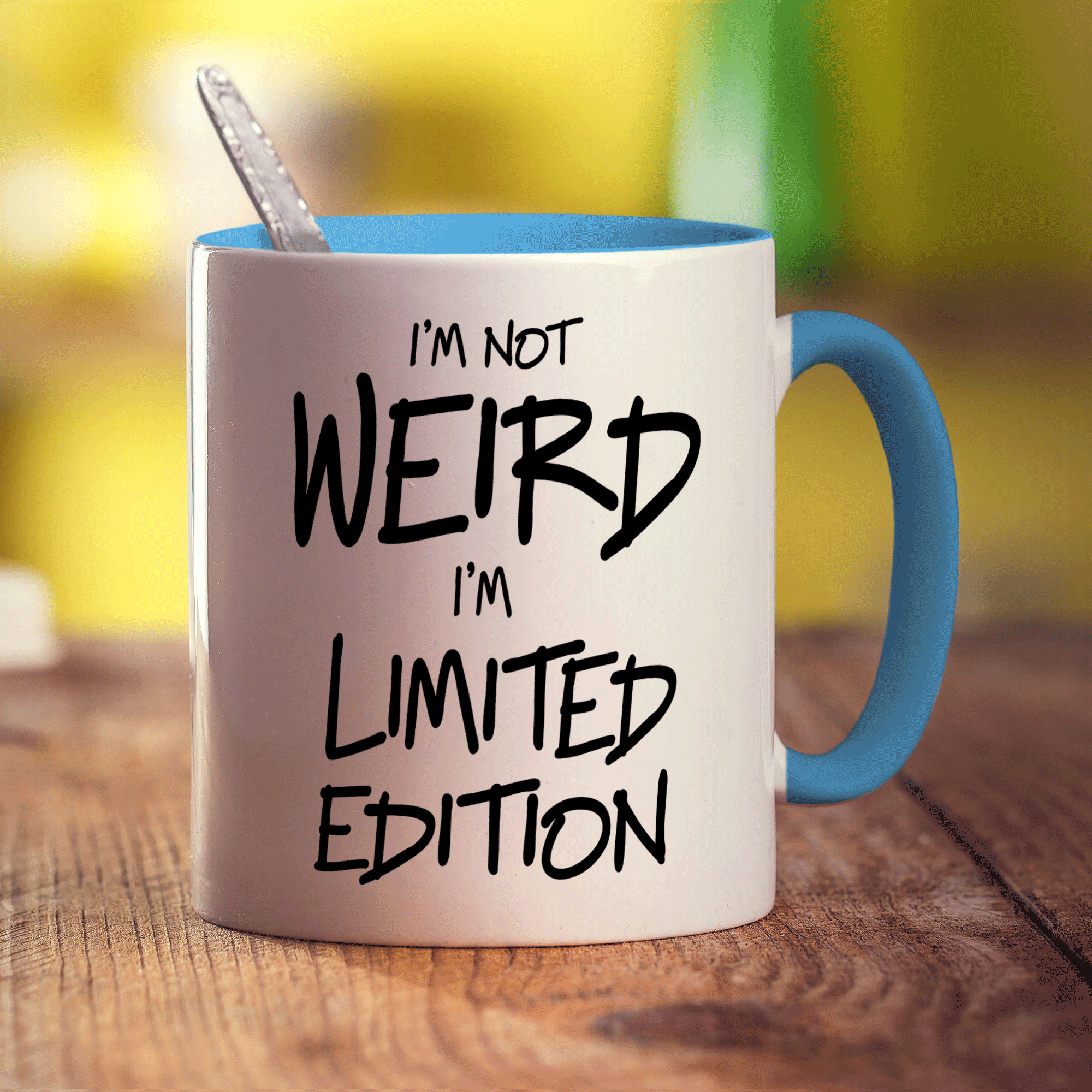 I'm Not Weird I'm Limited Edition Mug - Standard 330ml (11oz) / Blue