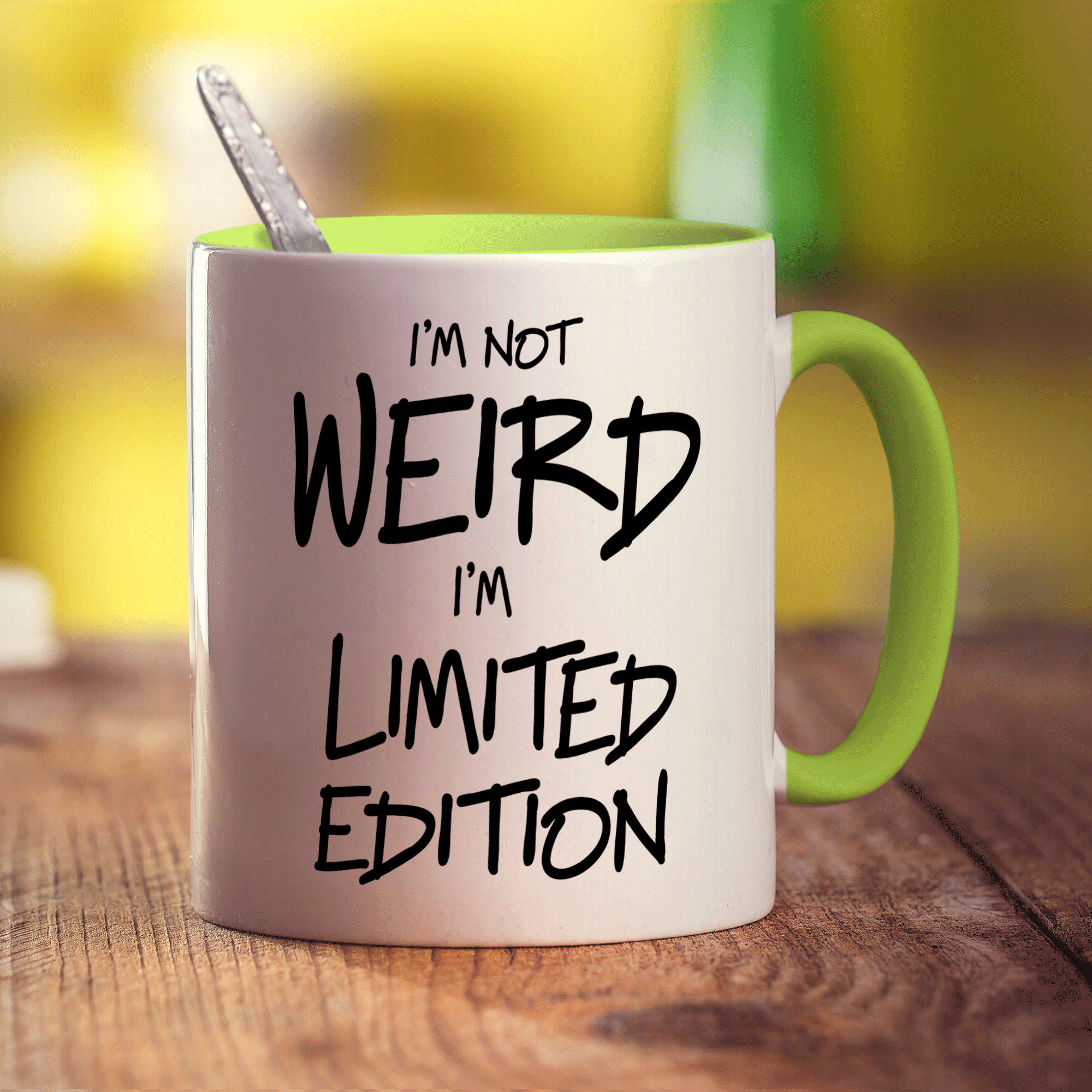 I'm Not Weird I'm Limited Edition Mug - Standard 330ml (11oz) / Green
