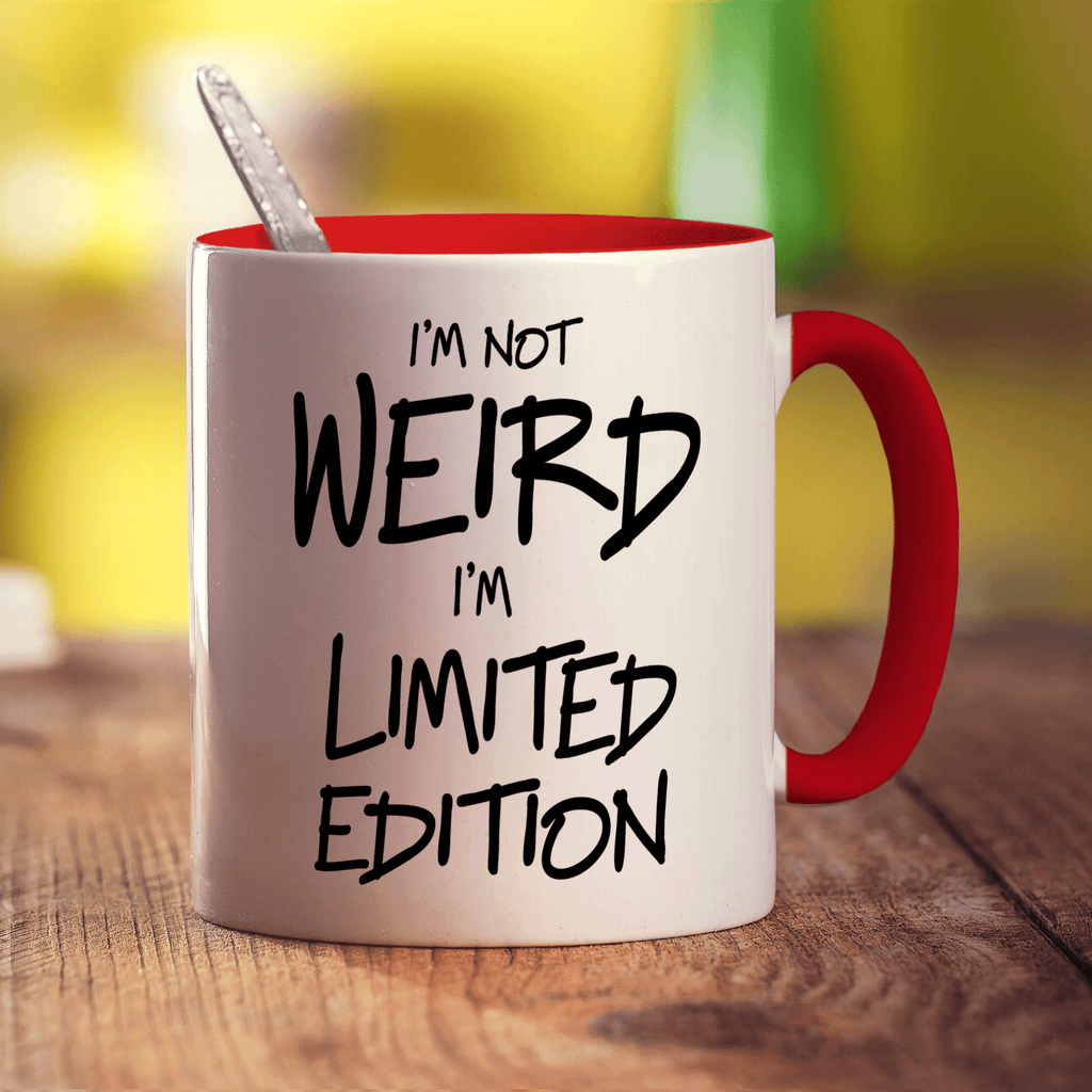 I'm Not Weird I'm Limited Edition Mug - Standard 330ml (11oz) / Red