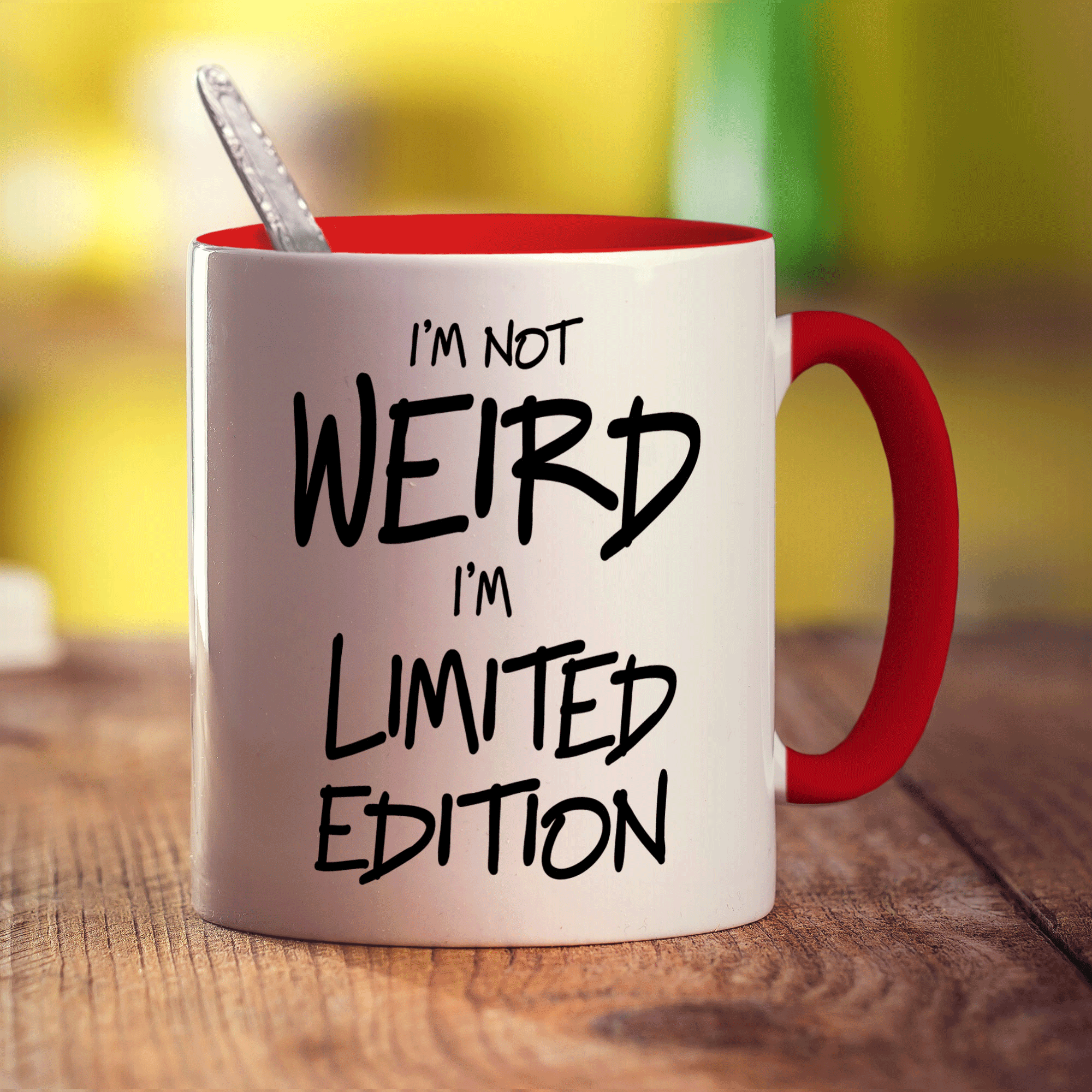 I'm Not Weird I'm Limited Edition Mug - Standard 330ml (11oz) / Red