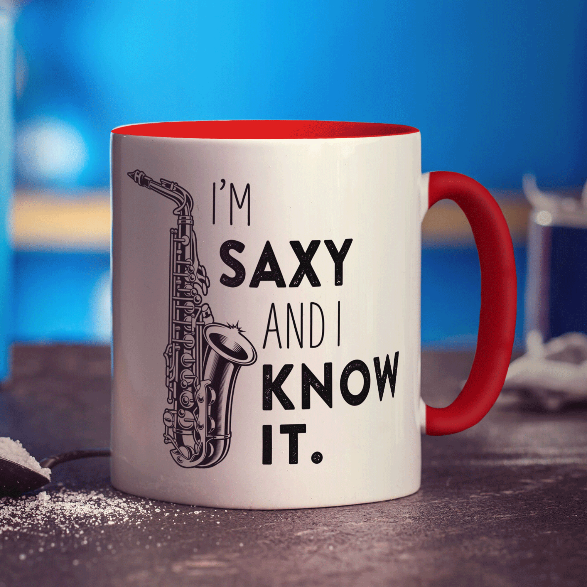I'm Saxy and I Know it Mug