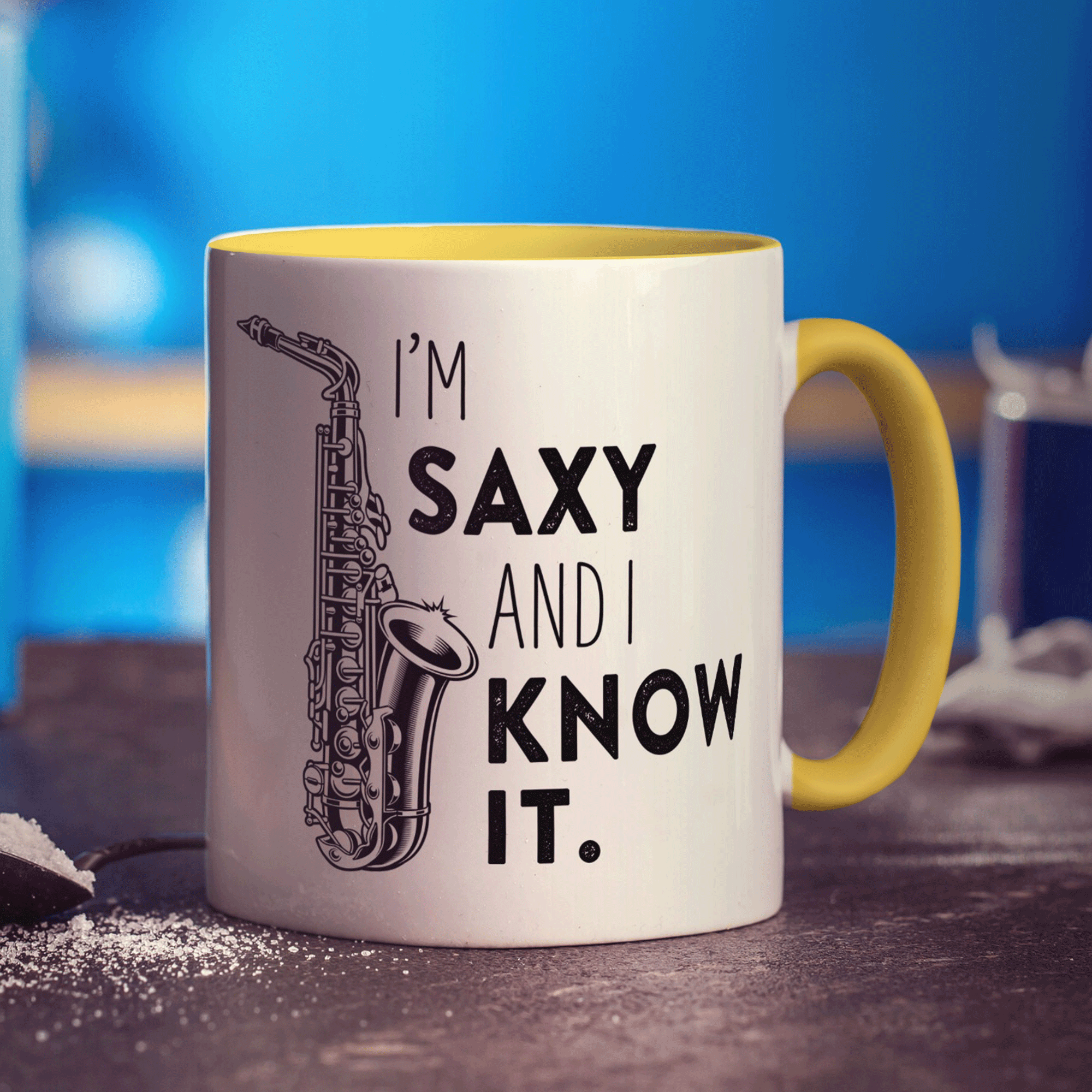 I'm Saxy and I Know it Mug