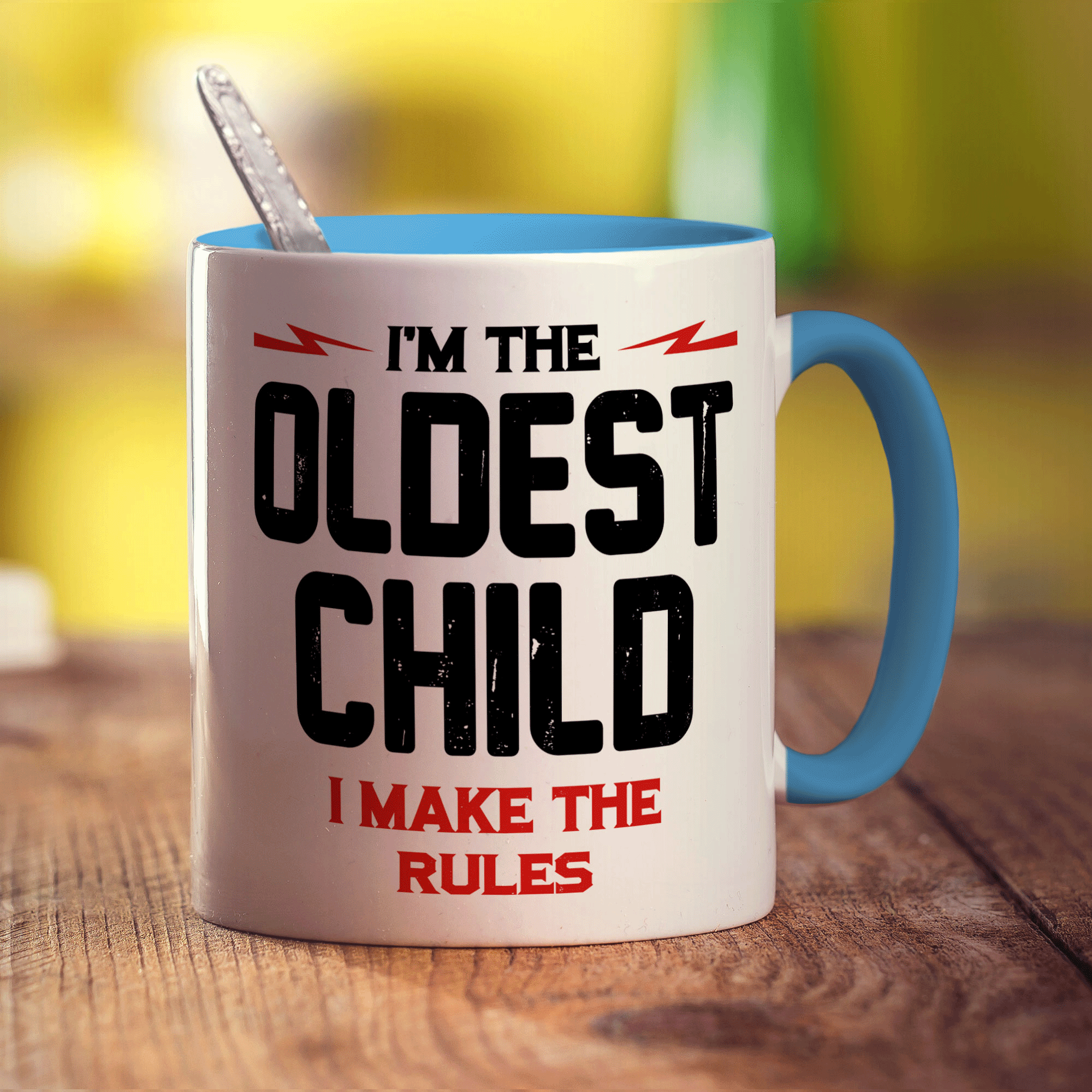 I'm the Oldest Child I Make the Rules Mug - Standard 330ml (11oz) / Blue
