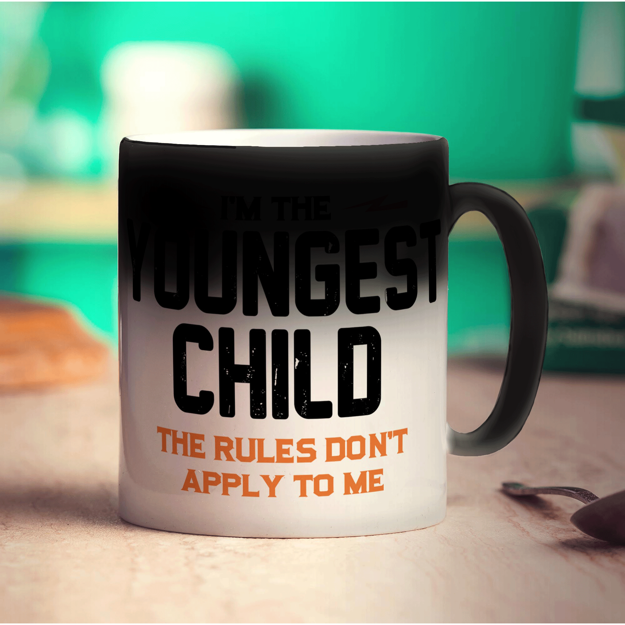 I'm The Youngest Child, the Rules Don't Apply To Me Mug - Standard 330ml (11oz) / Magic Mug